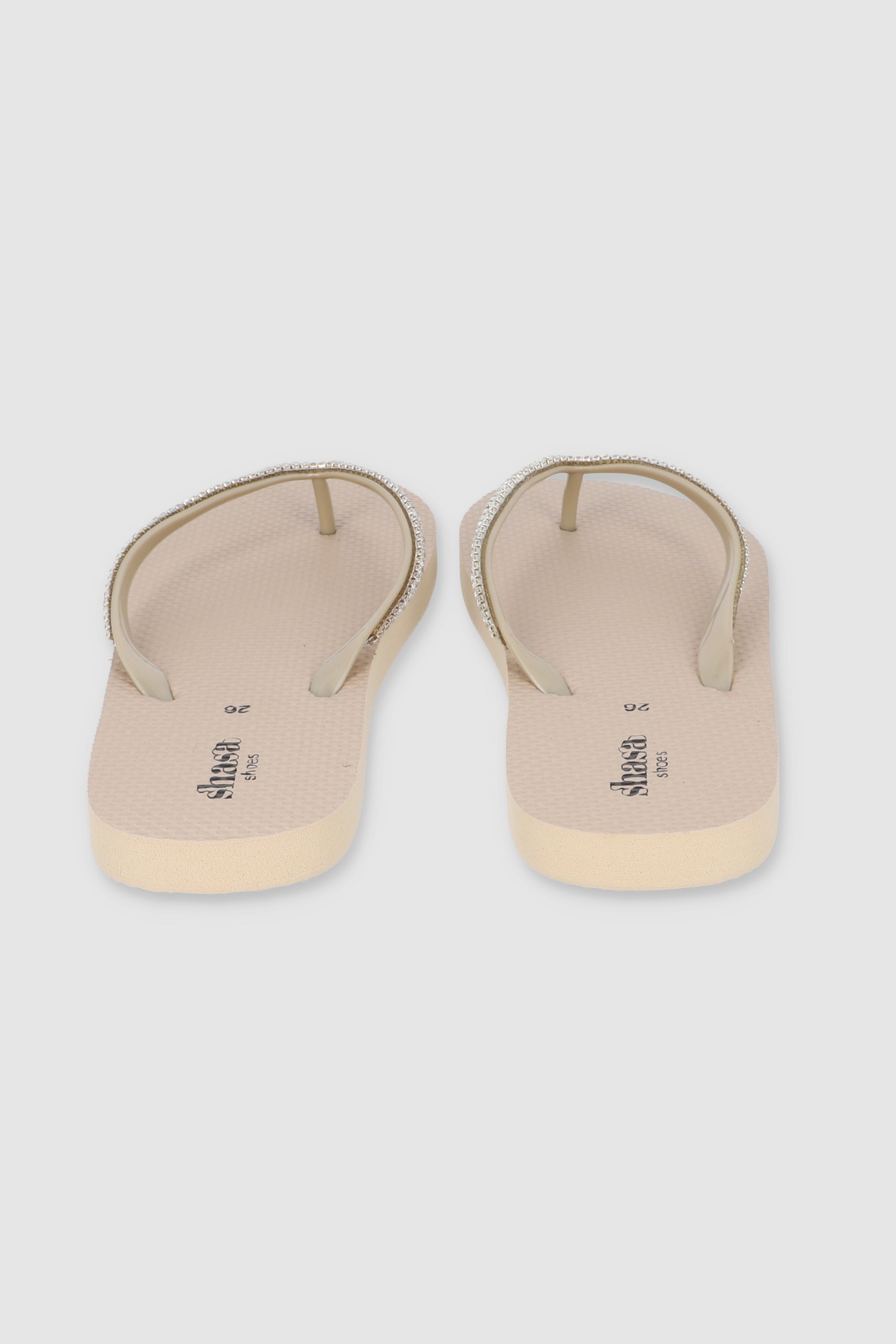 Flip Flop Brillos Textura TAUPE