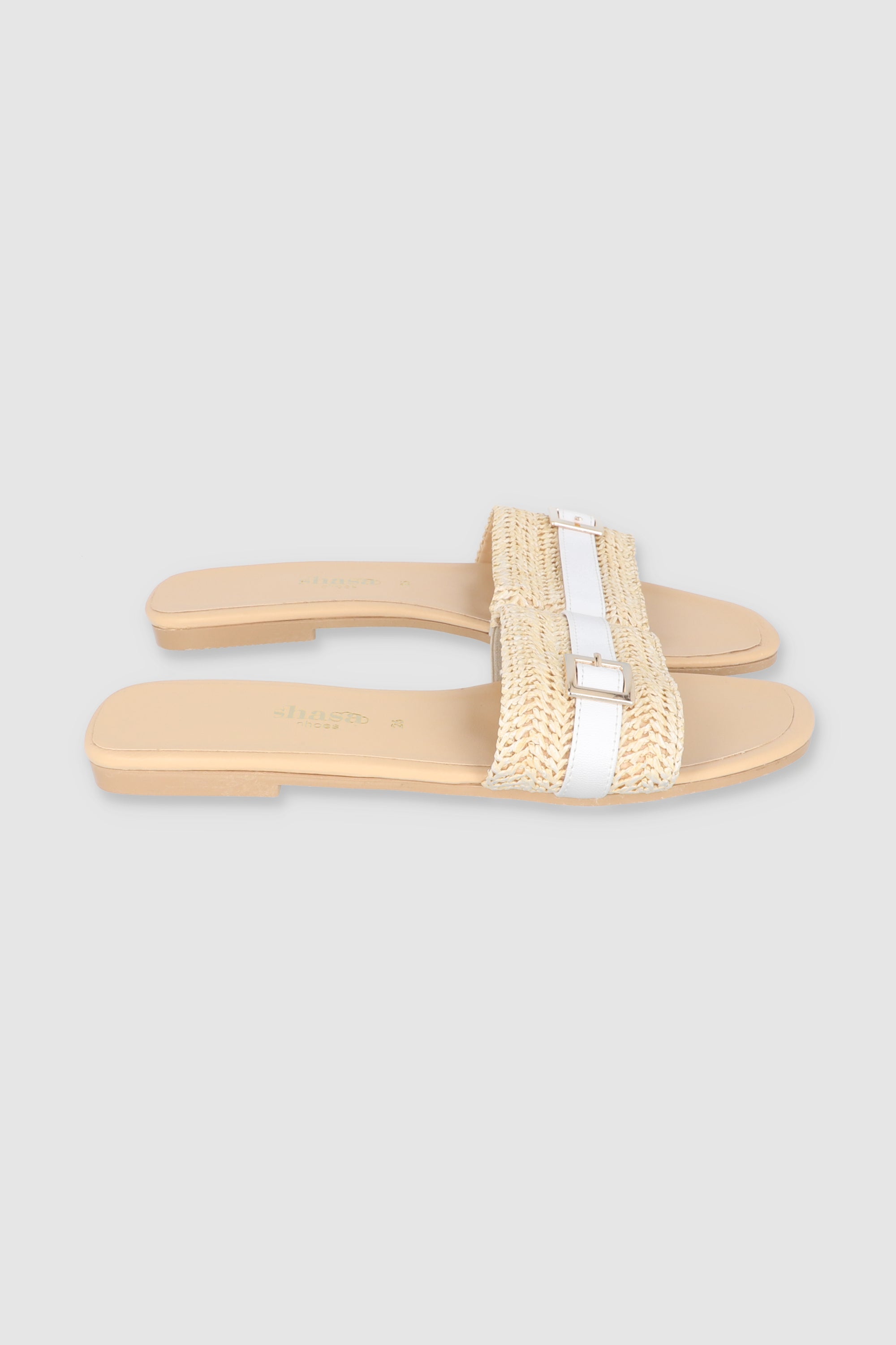 Sandal Yute Buckle WHITE