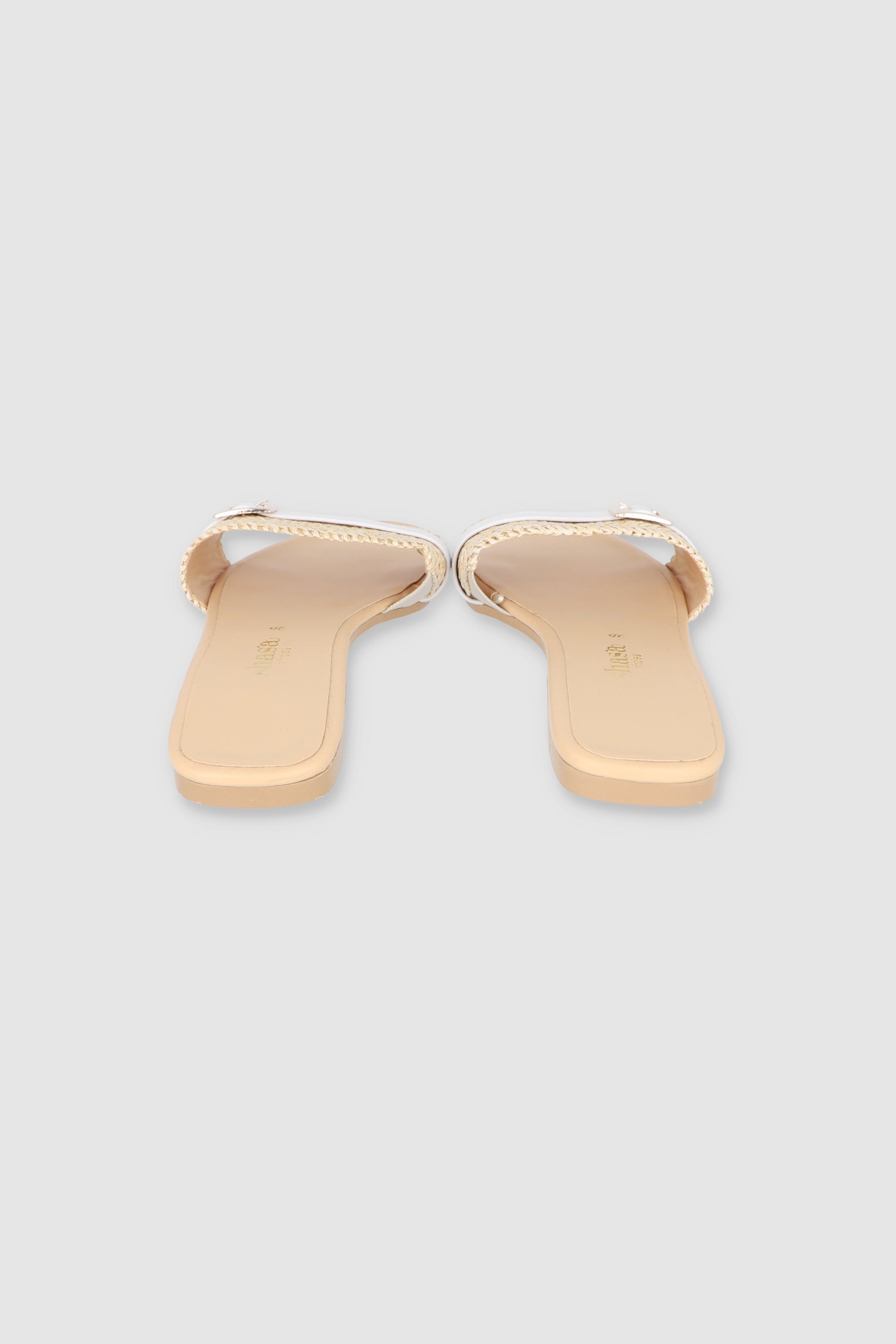 Sandal Yute Buckle WHITE