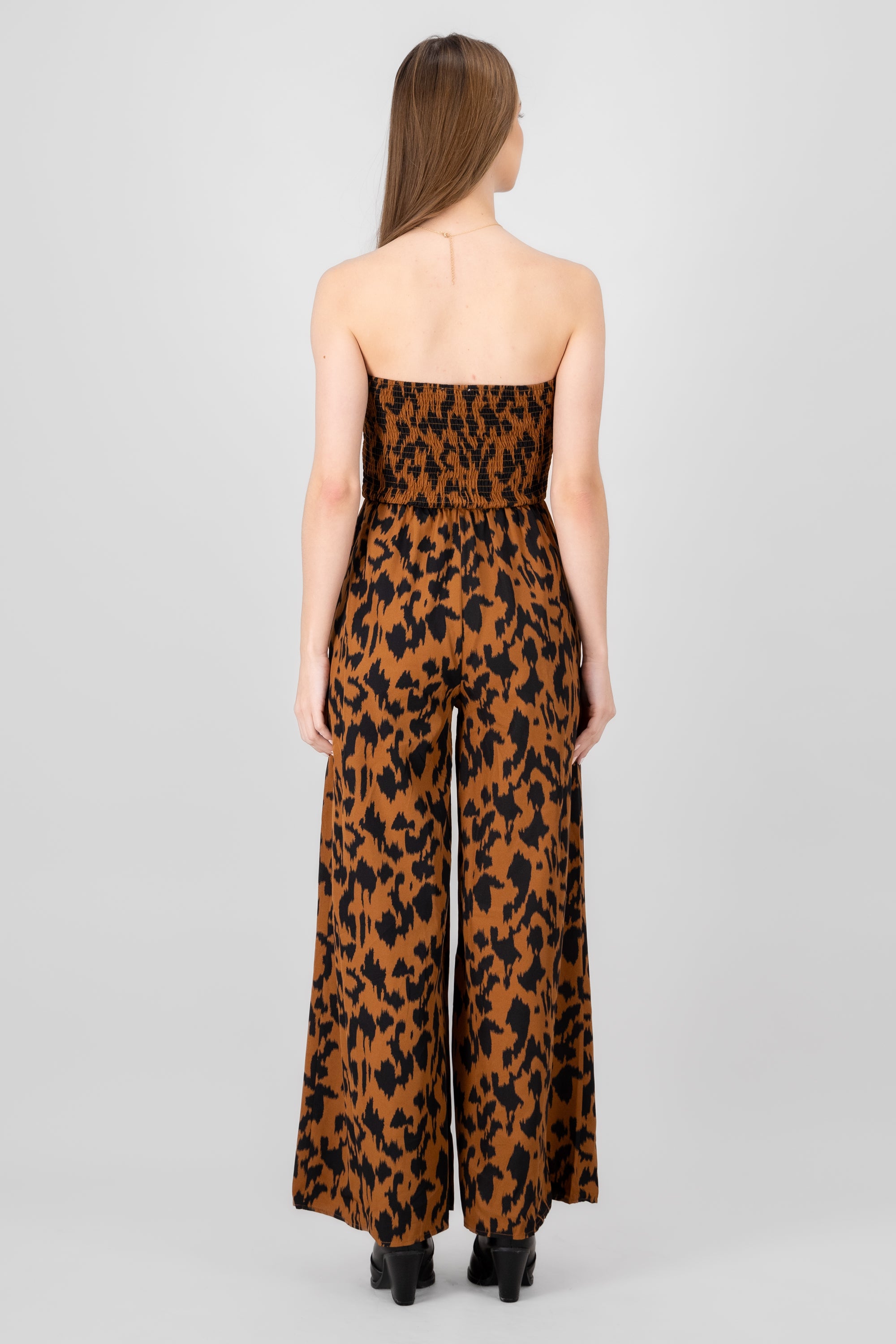 Jumpsuit animal print NEGRO