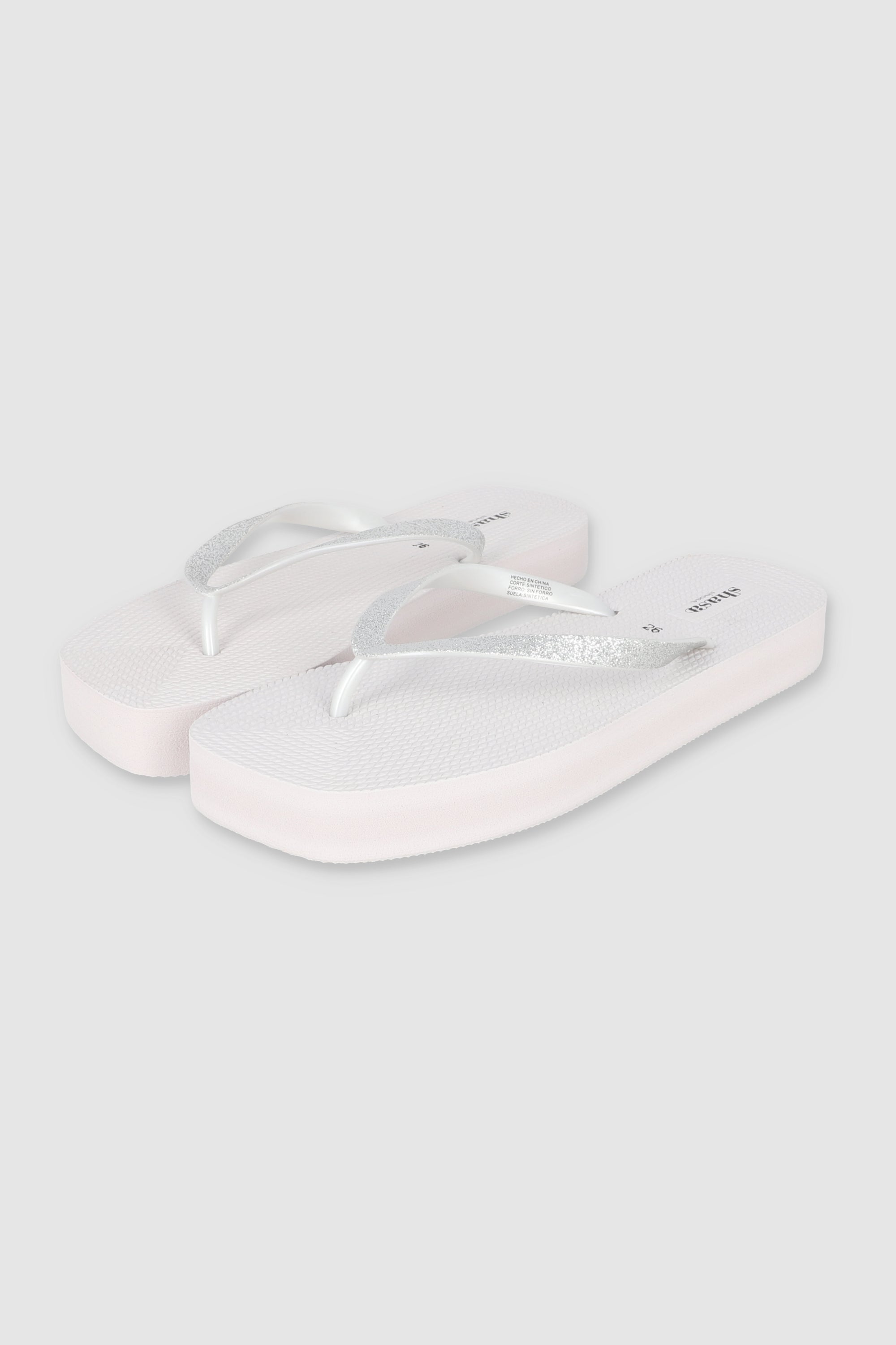 FLIP FLOP PLATAFORMA BLANCO
