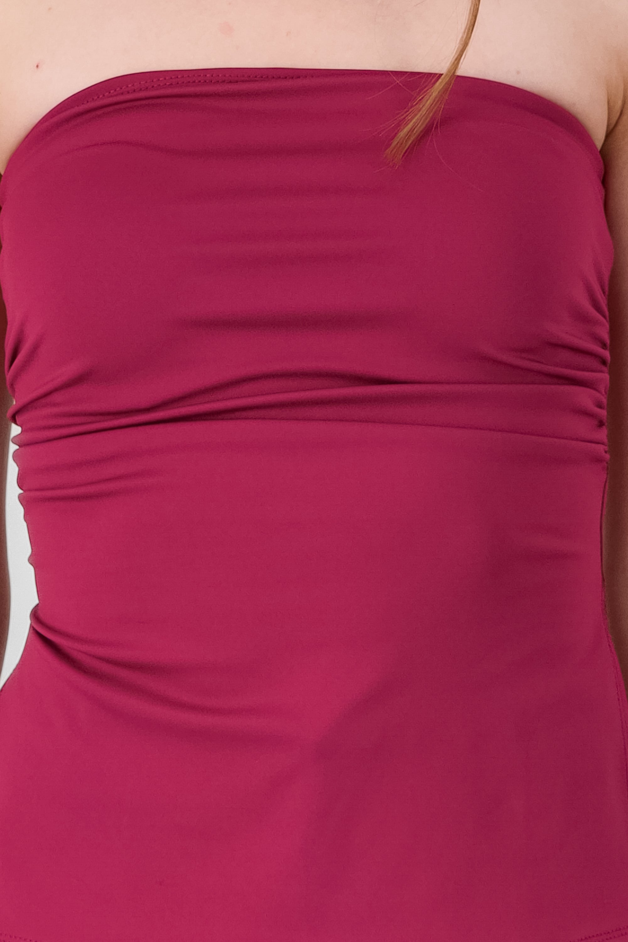 TOP TUBET TUBET Cherry red