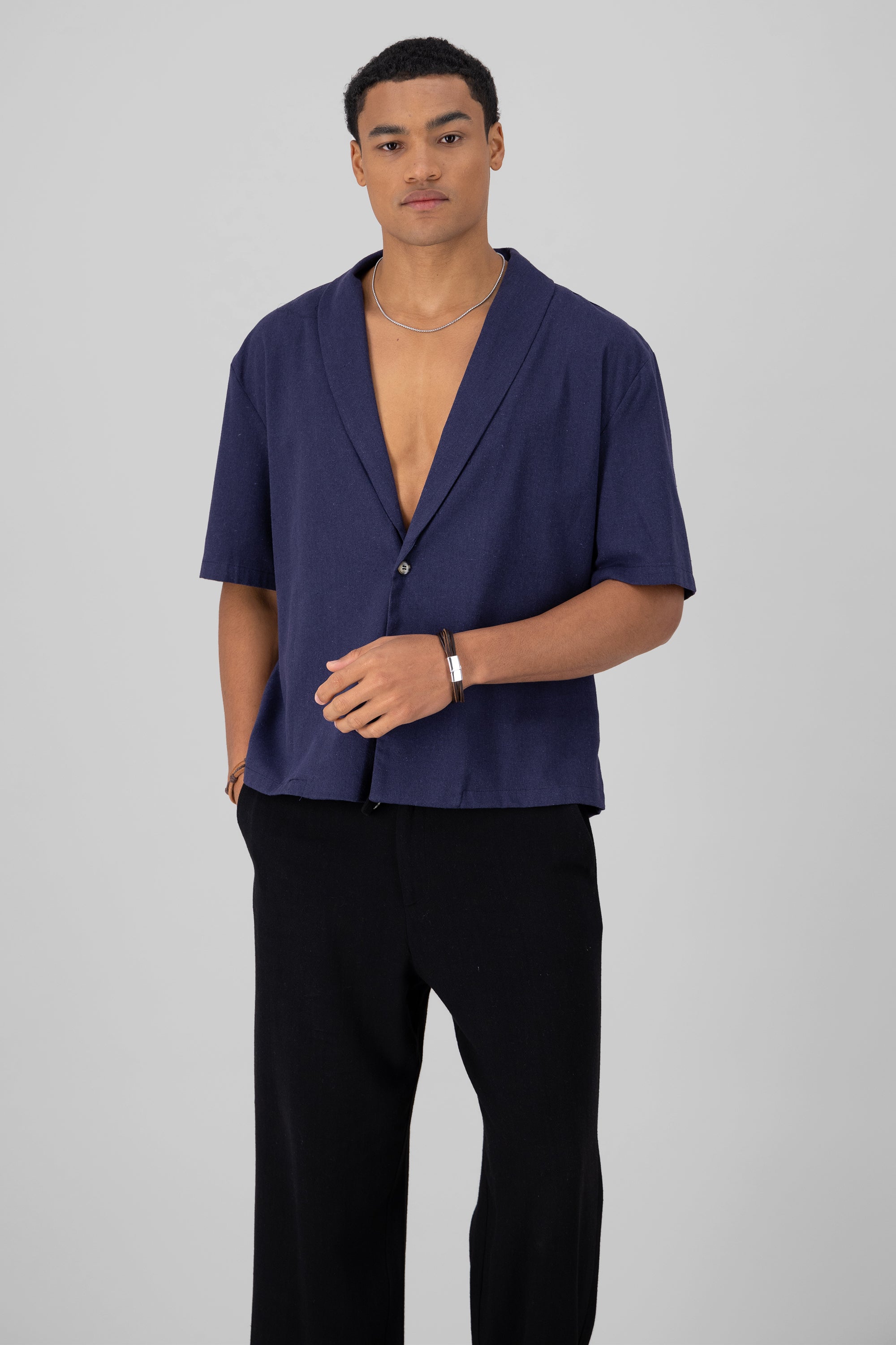 Camisa blazer oversized MARINO