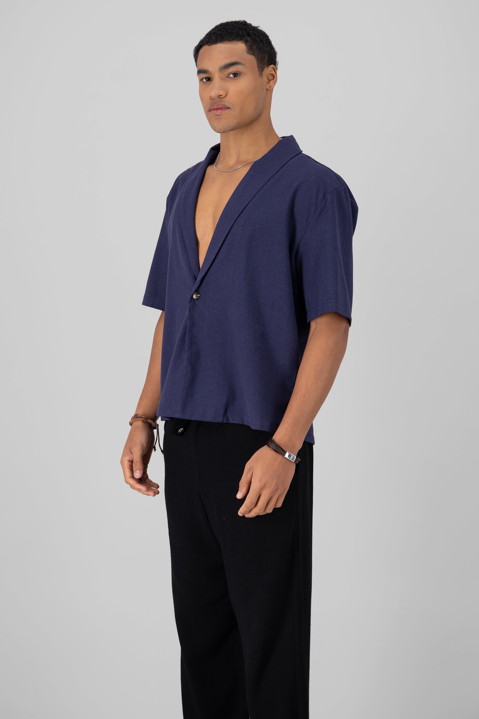 Camisa blazer oversized MARINO