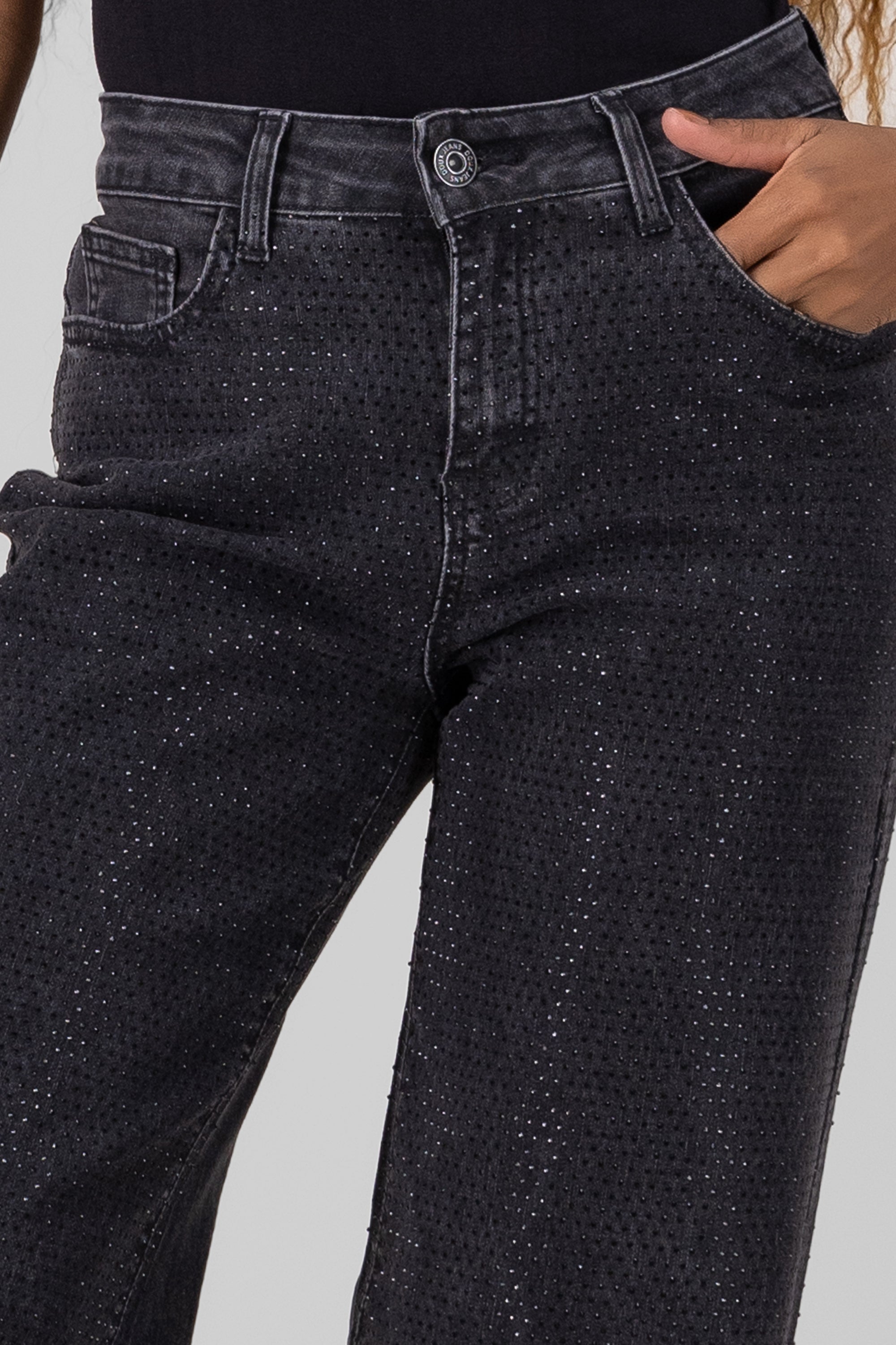 Straight Full Jeans Dark gray