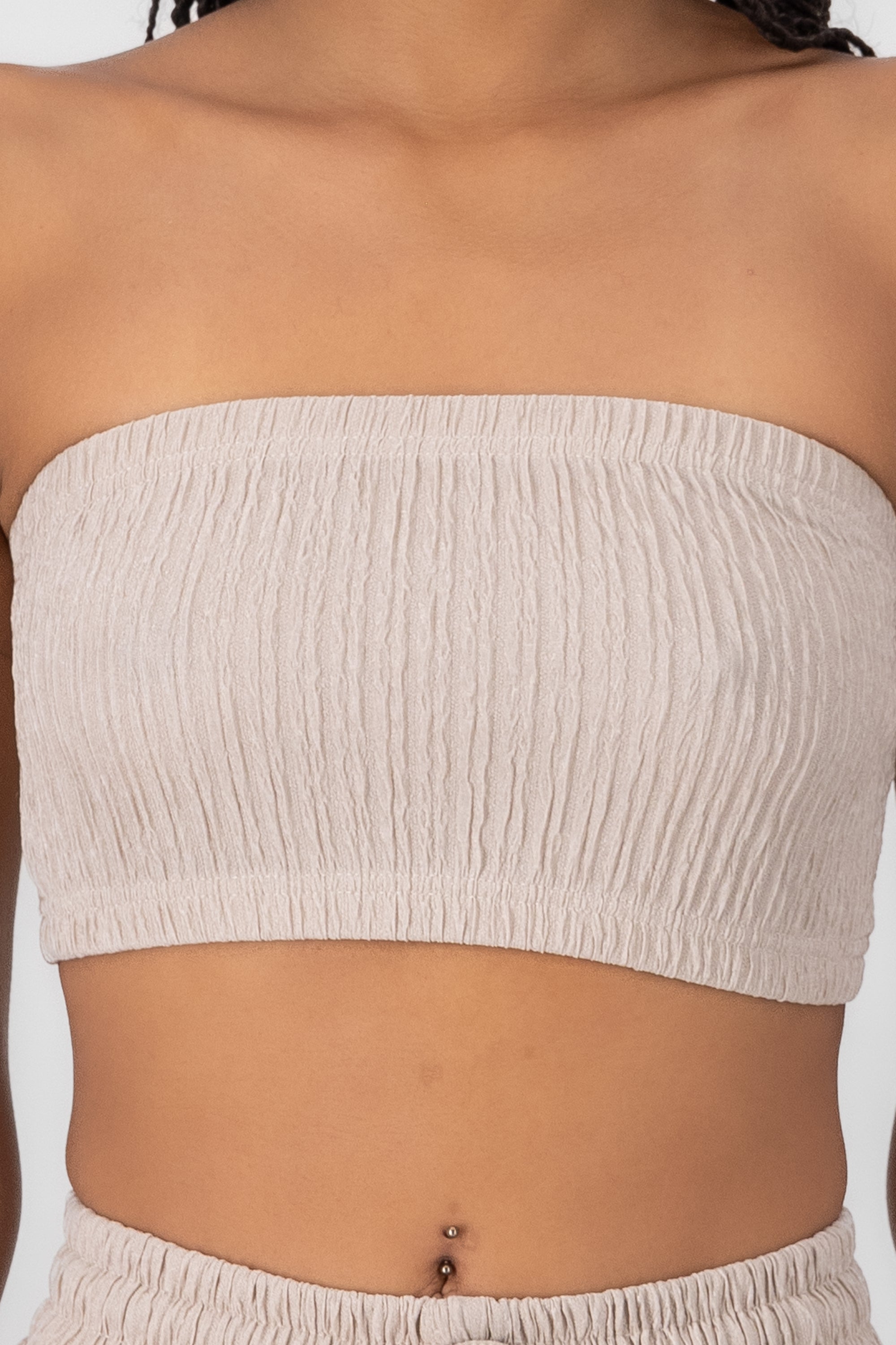 Top Bandana Texture Khaki
