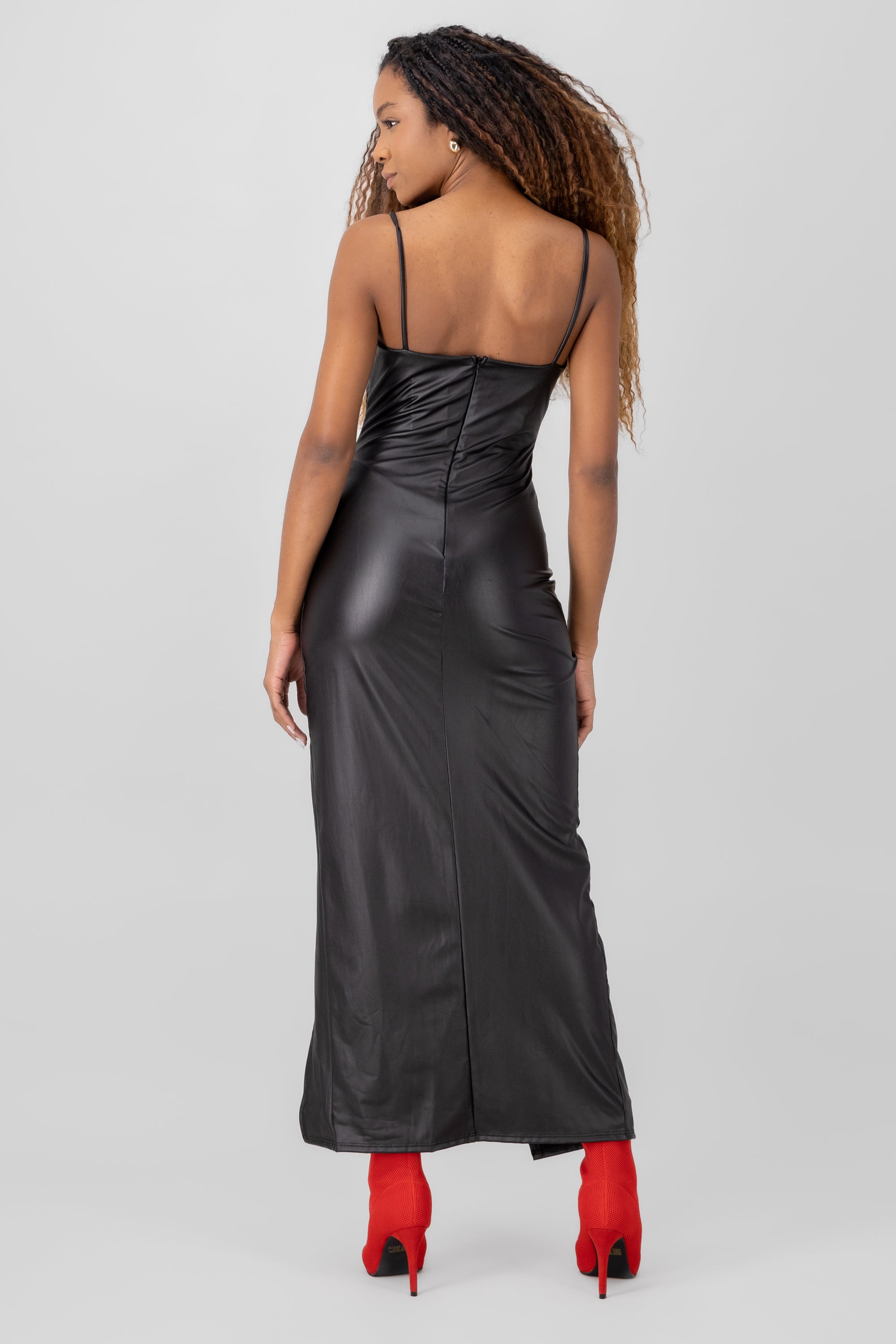 Maxi Cross -type dress BLACK