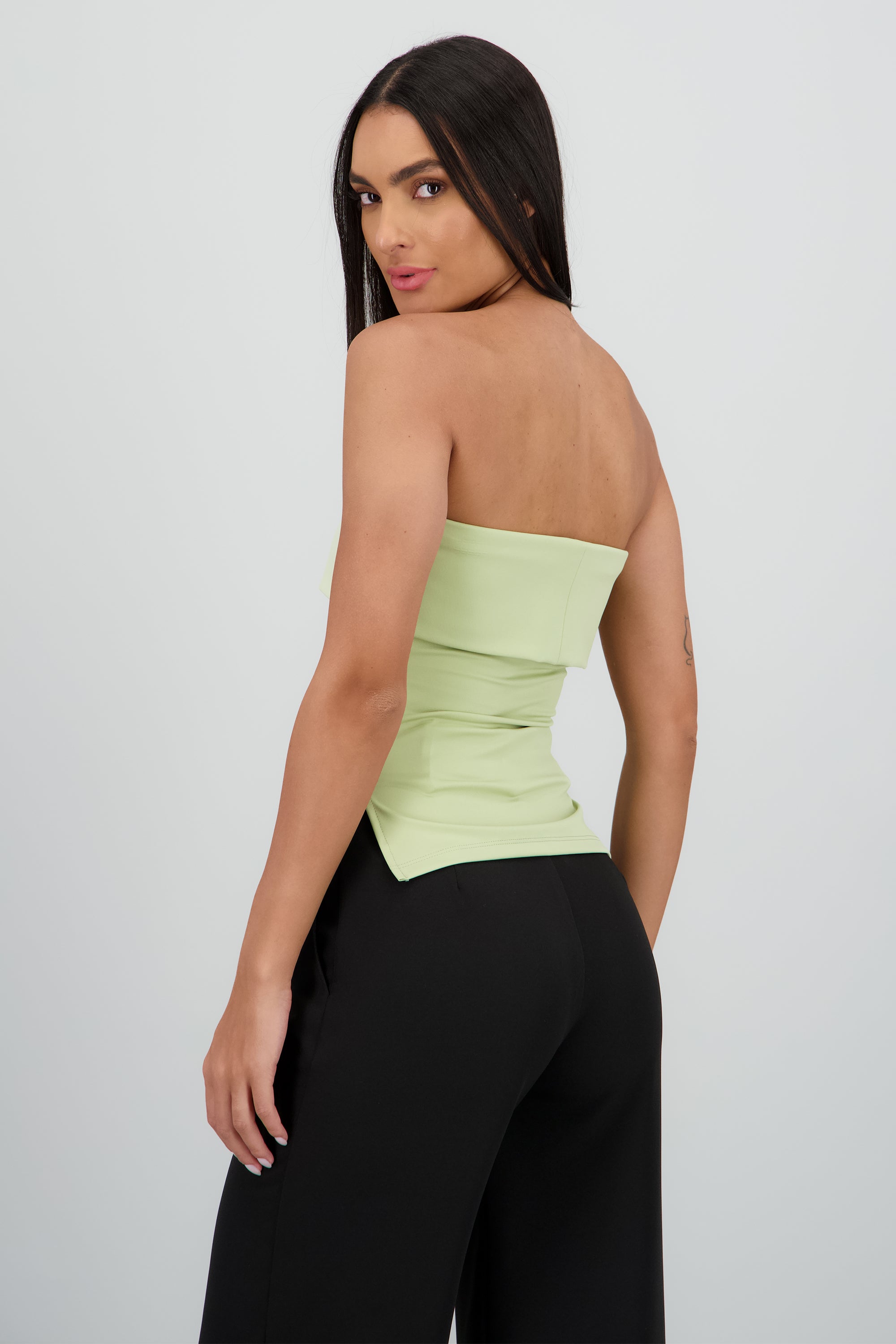 Top tubo con dobles escote Hypsters SAGE