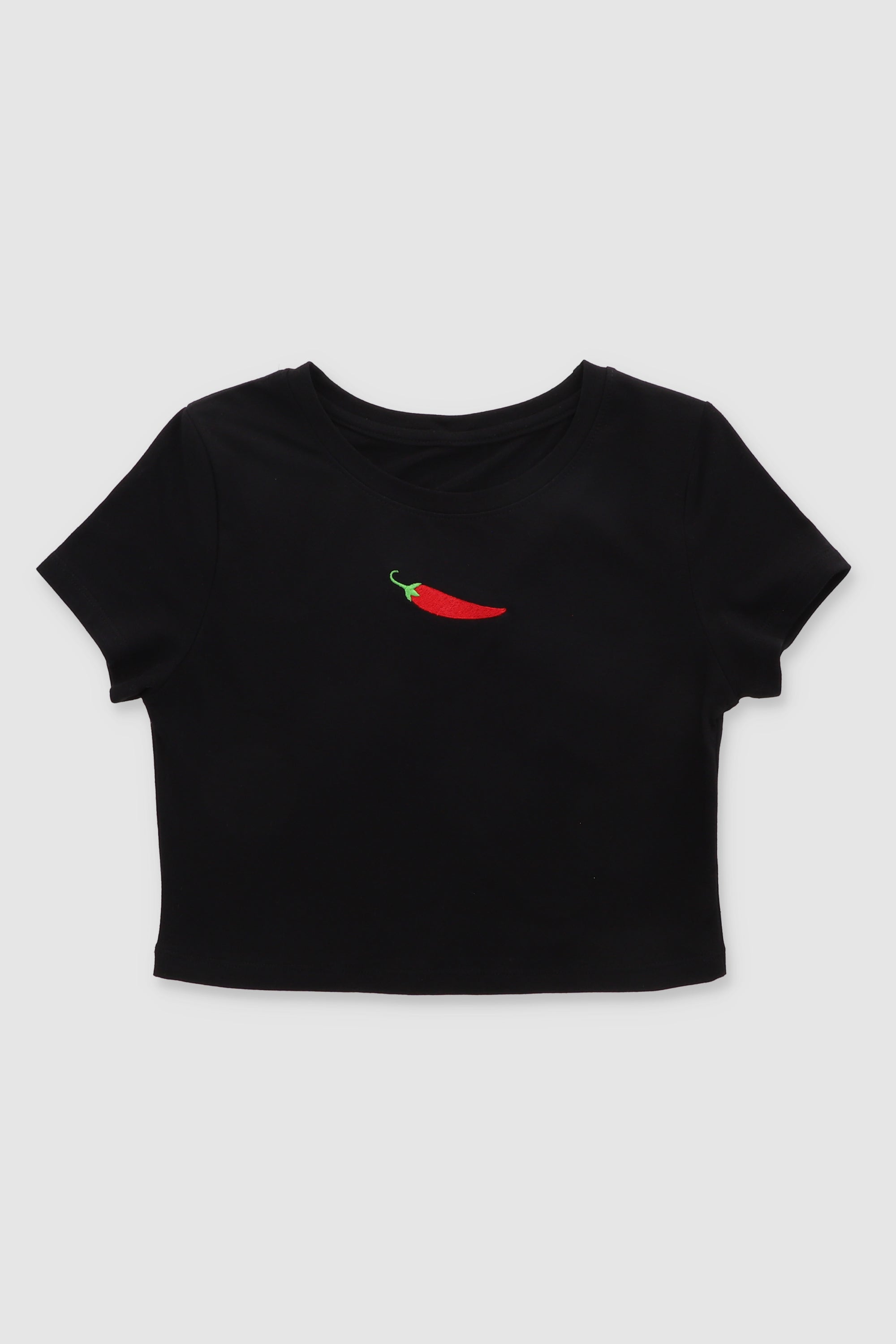 TOP CROP CHILE BLACK