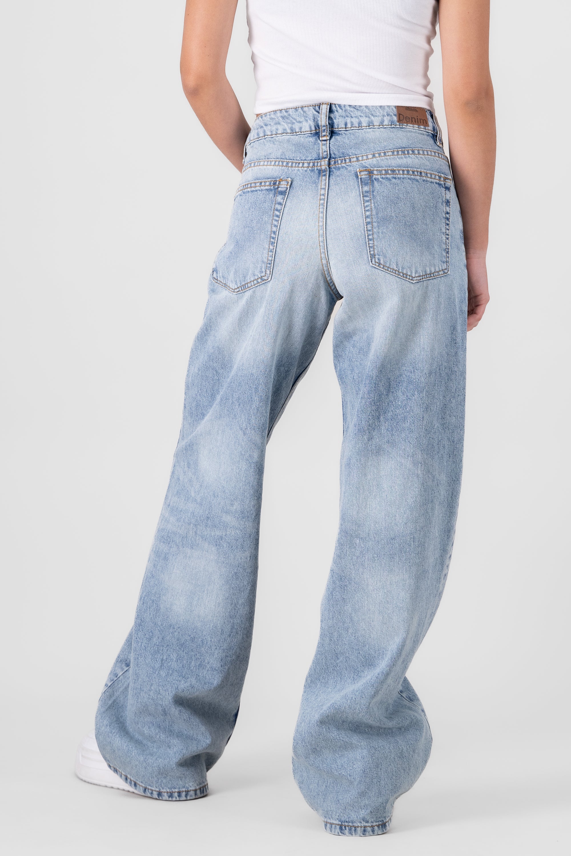 Wide leg jeans wide leg Stone Light