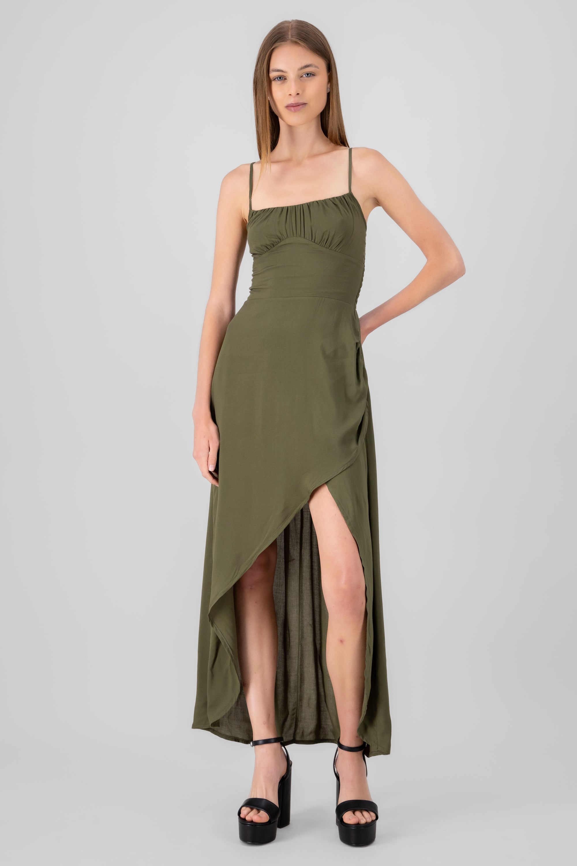 Midi dress with Hypsters Olanes OLIVE