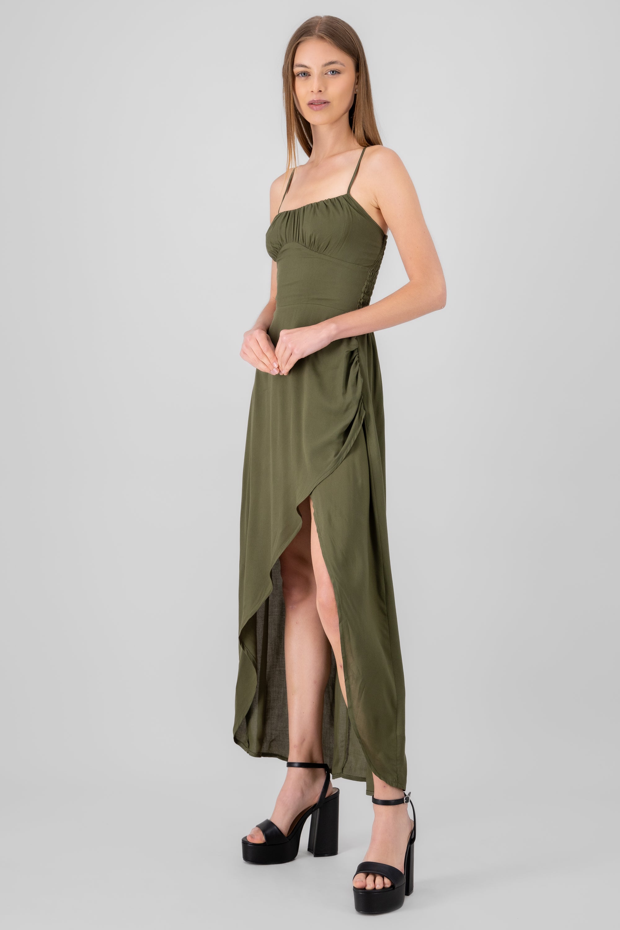 Midi dress with Hypsters Olanes OLIVE