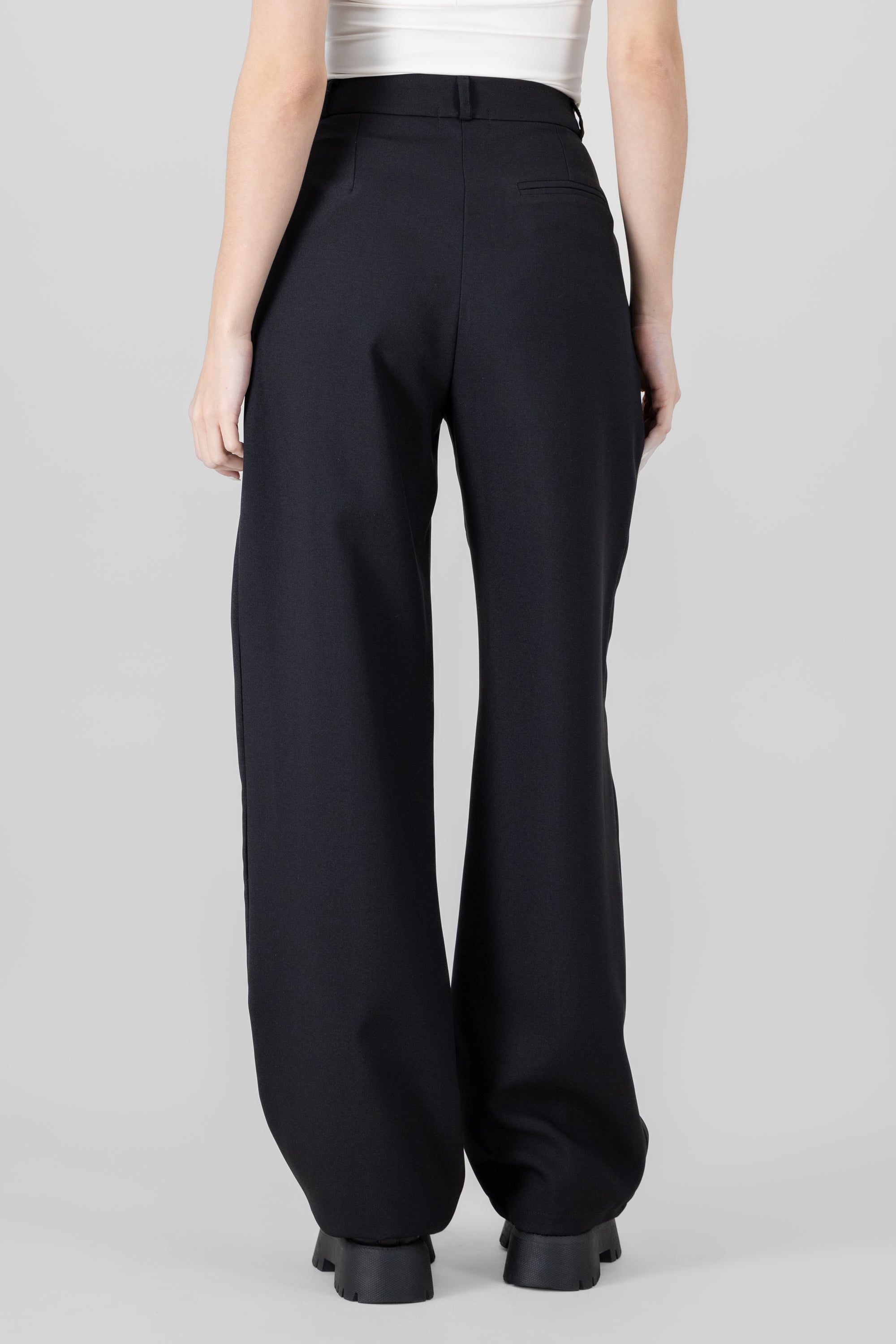 Pantalon sastre pretina con pinzas Hypsters NEGRO