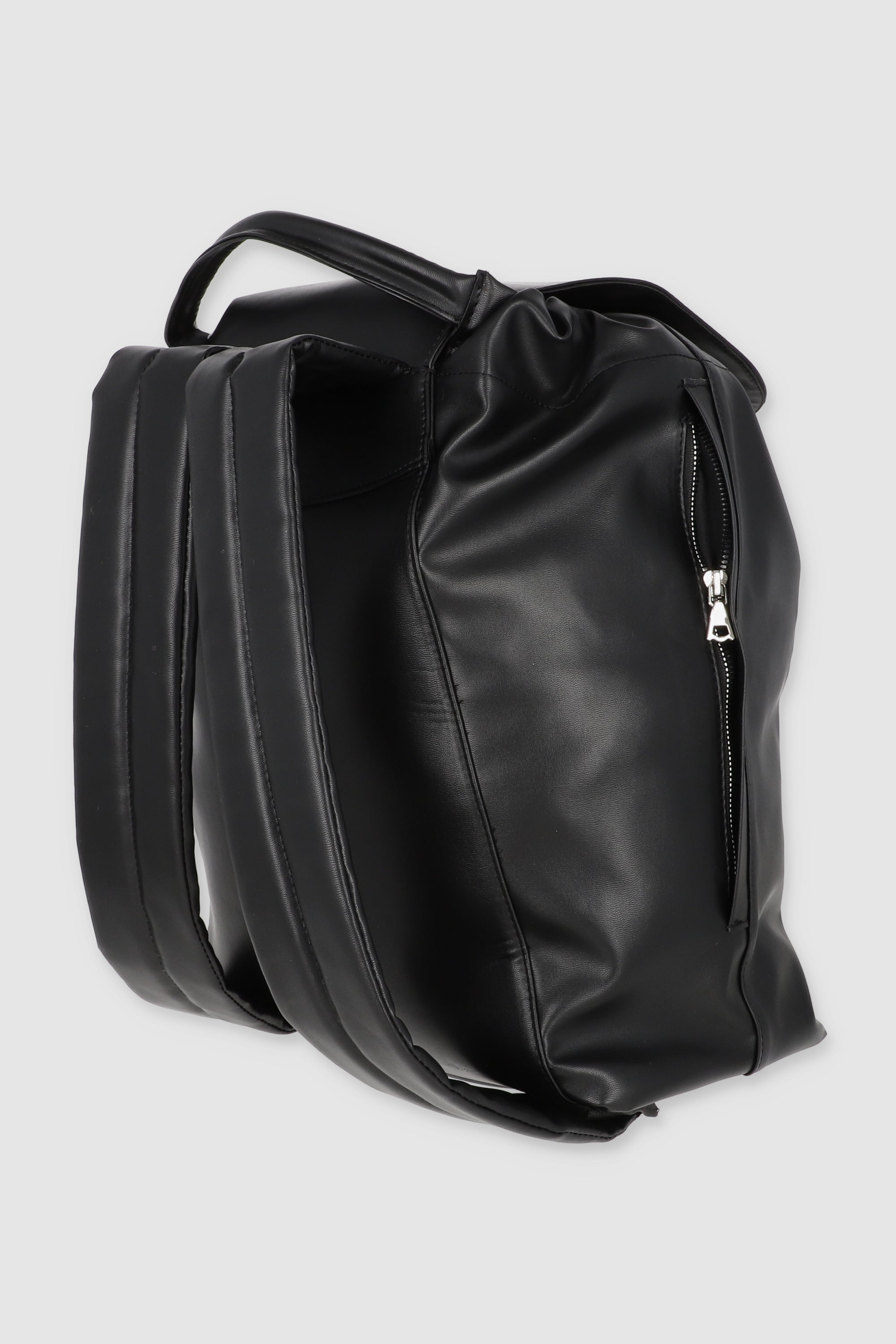 Backpack flamenco detalle de nudo enredado NEGRO