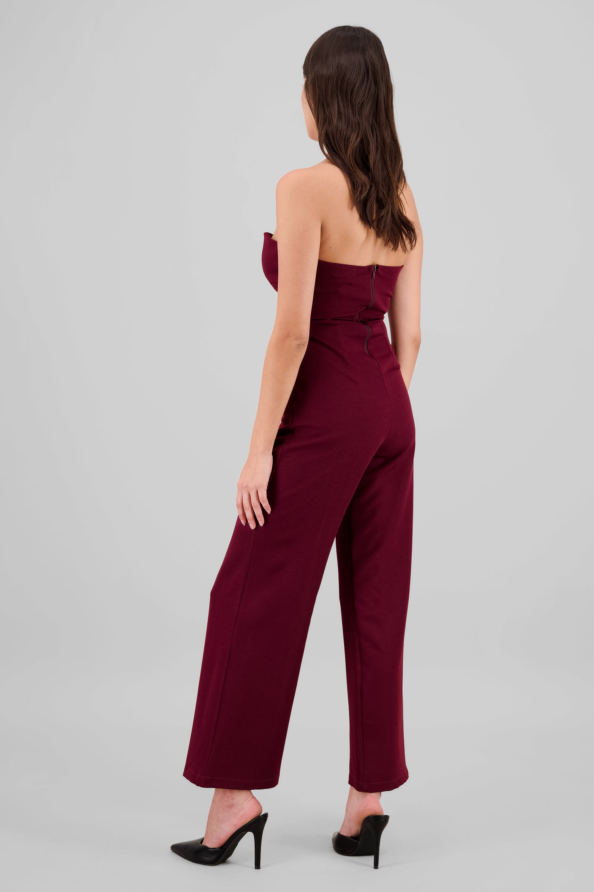 Jumpsuit strapless cierre espalda VINO