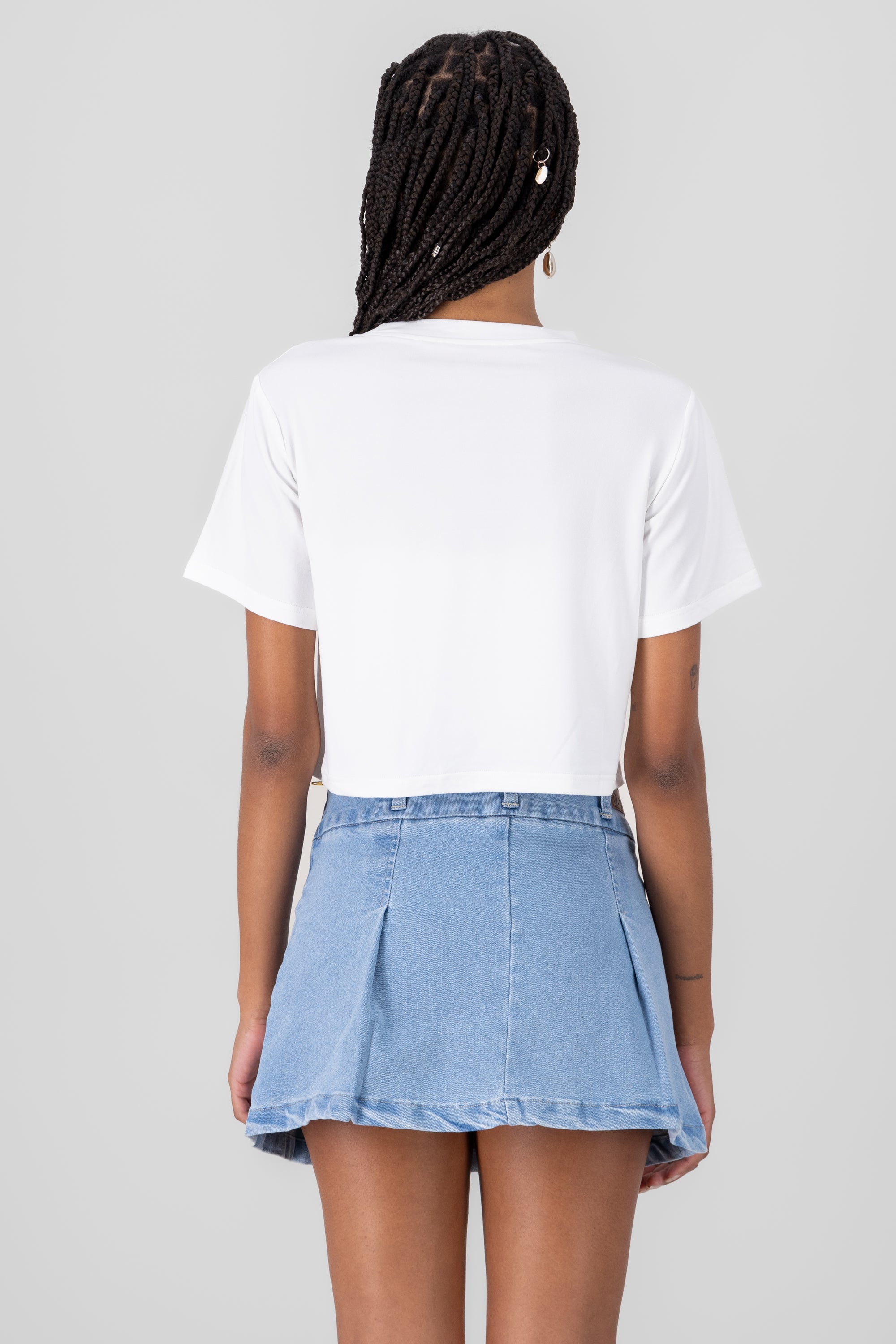 Playera cowboy BLANCO COMBO
