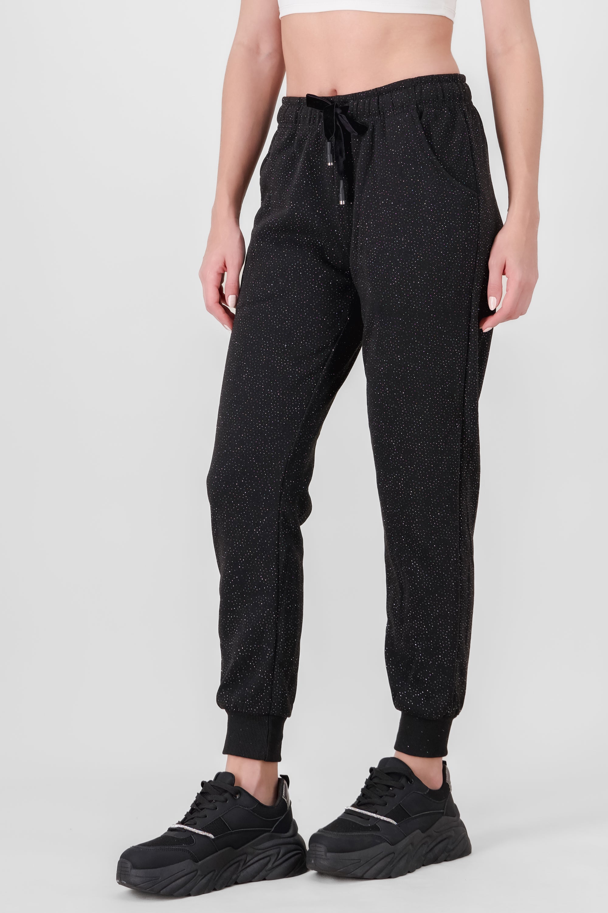 Jogger plush with Hypsters spring BLACK