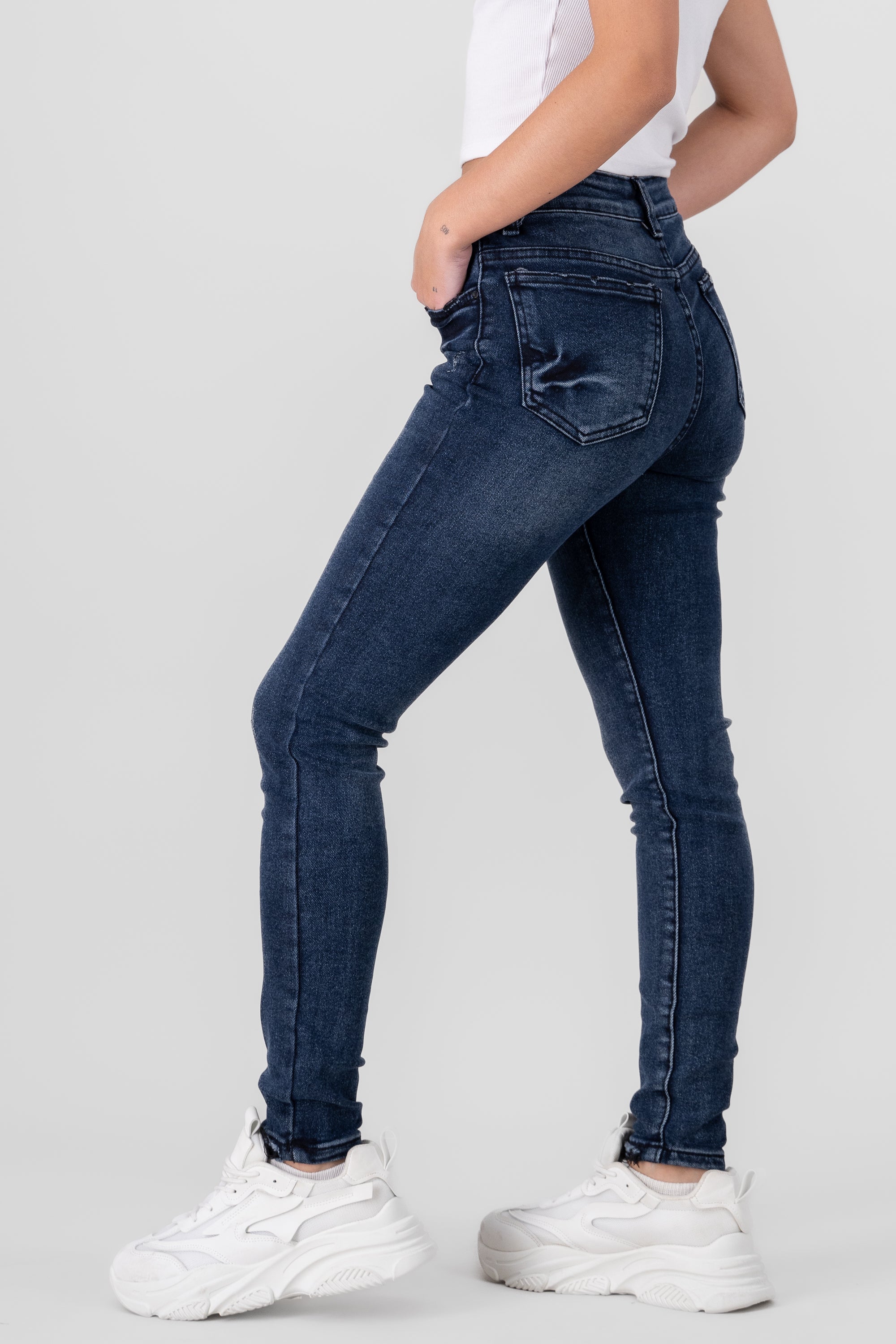 Jeans Skinny destruction Stone