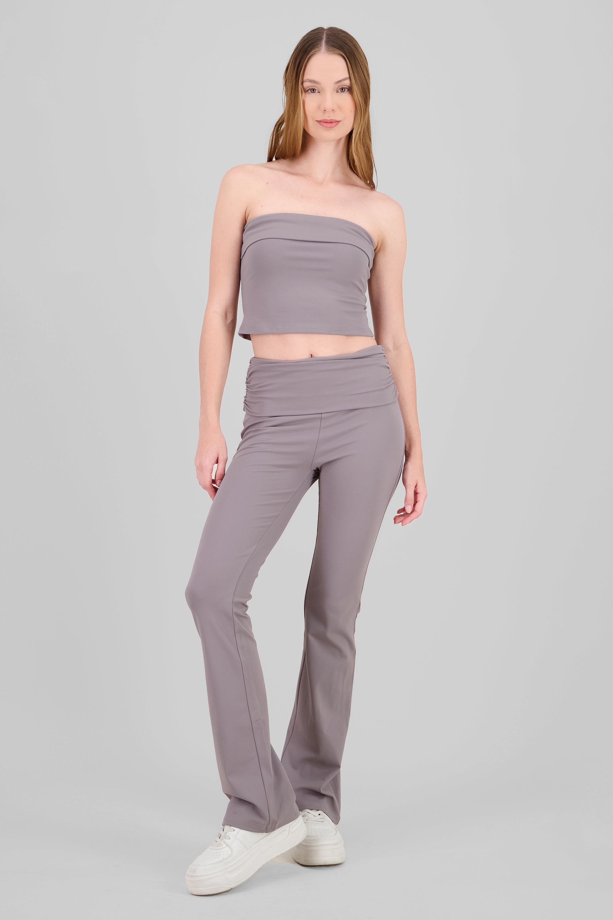 Leggings lisos suave GRIS