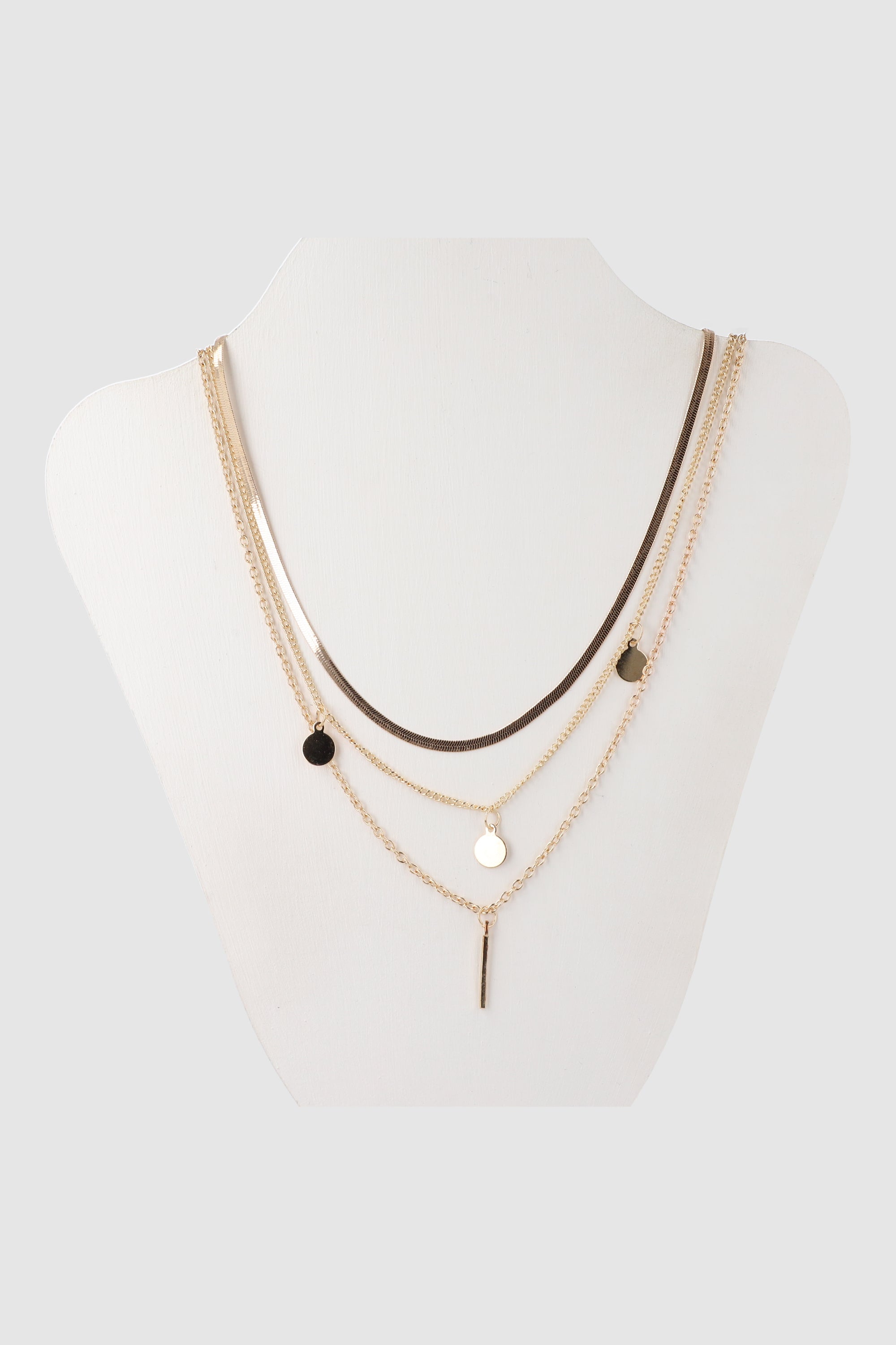 3C Bars necklace GOLD