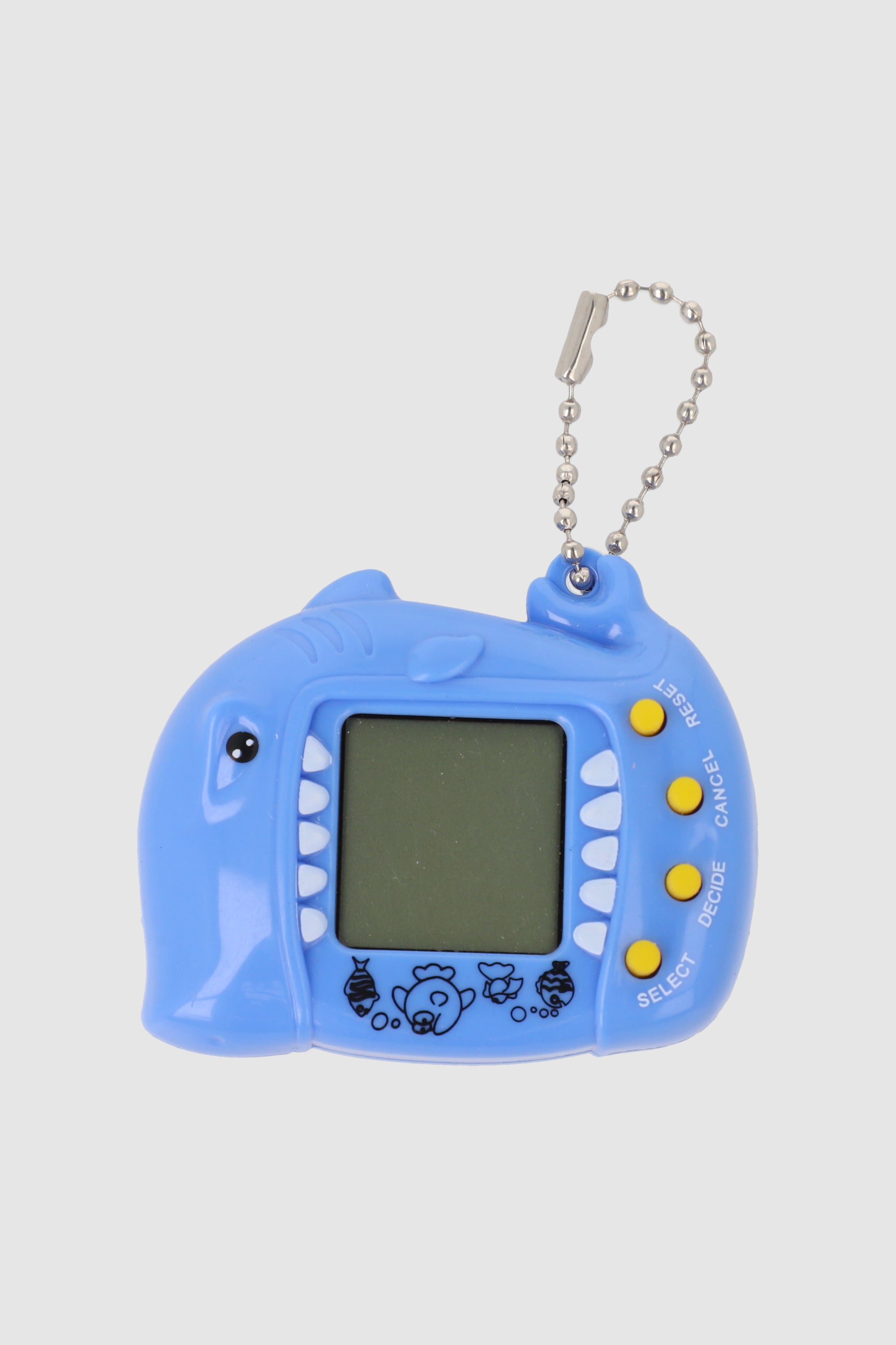 LLAVERO MASCOTA VIRTUAL TIBURON AZUL