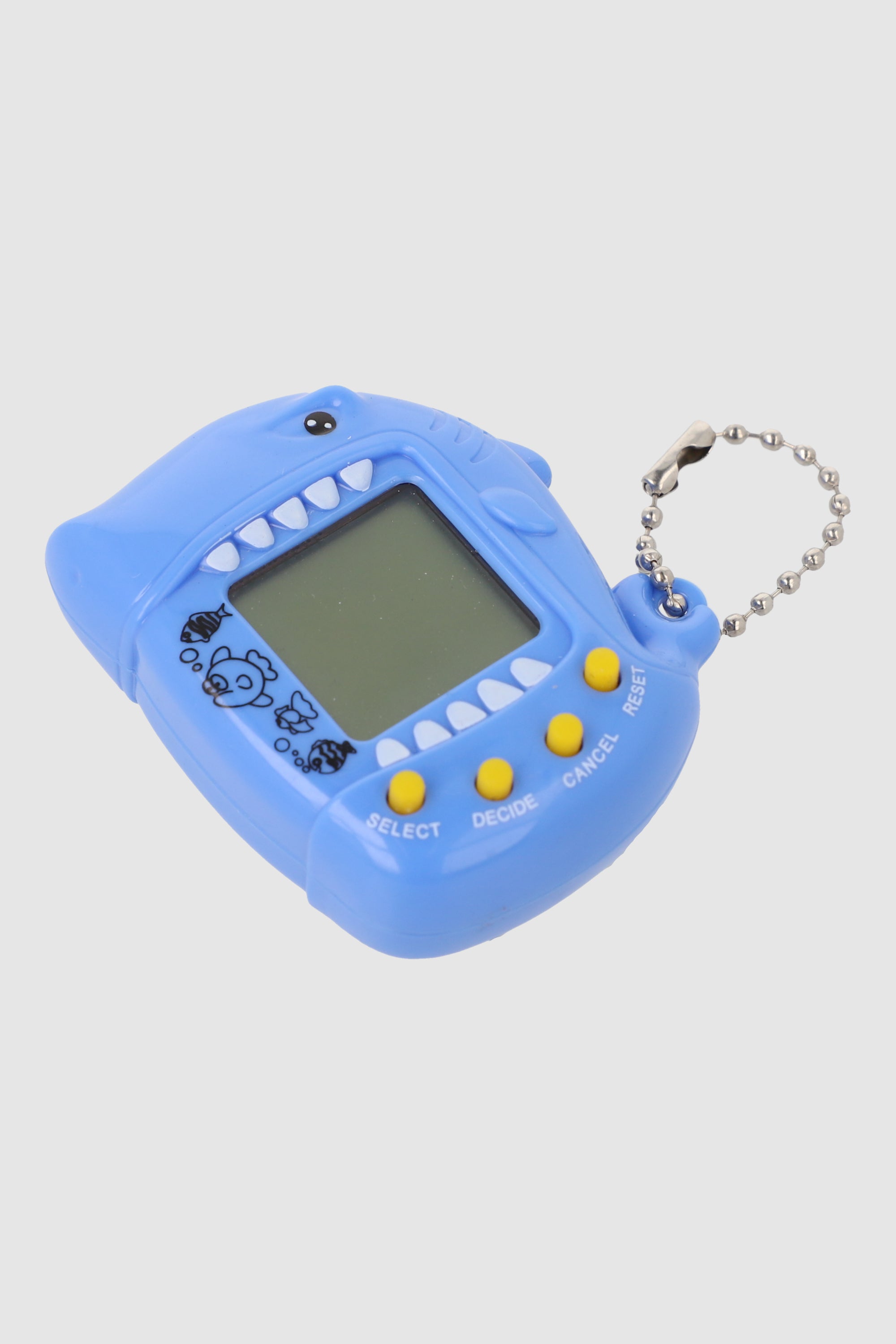 LLAVERO MASCOTA VIRTUAL TIBURON AZUL