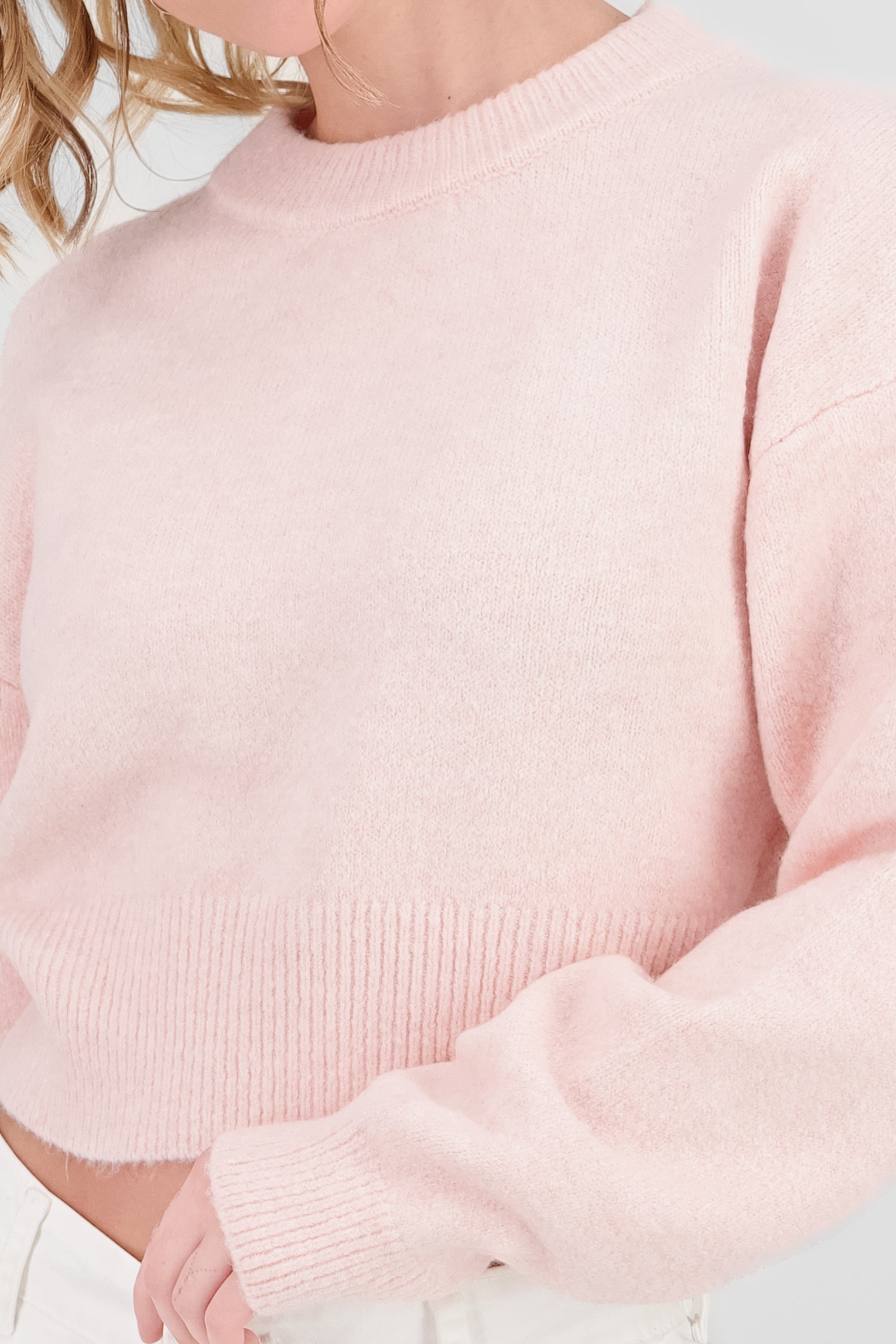 Soft long sleeve neck nueter PINK