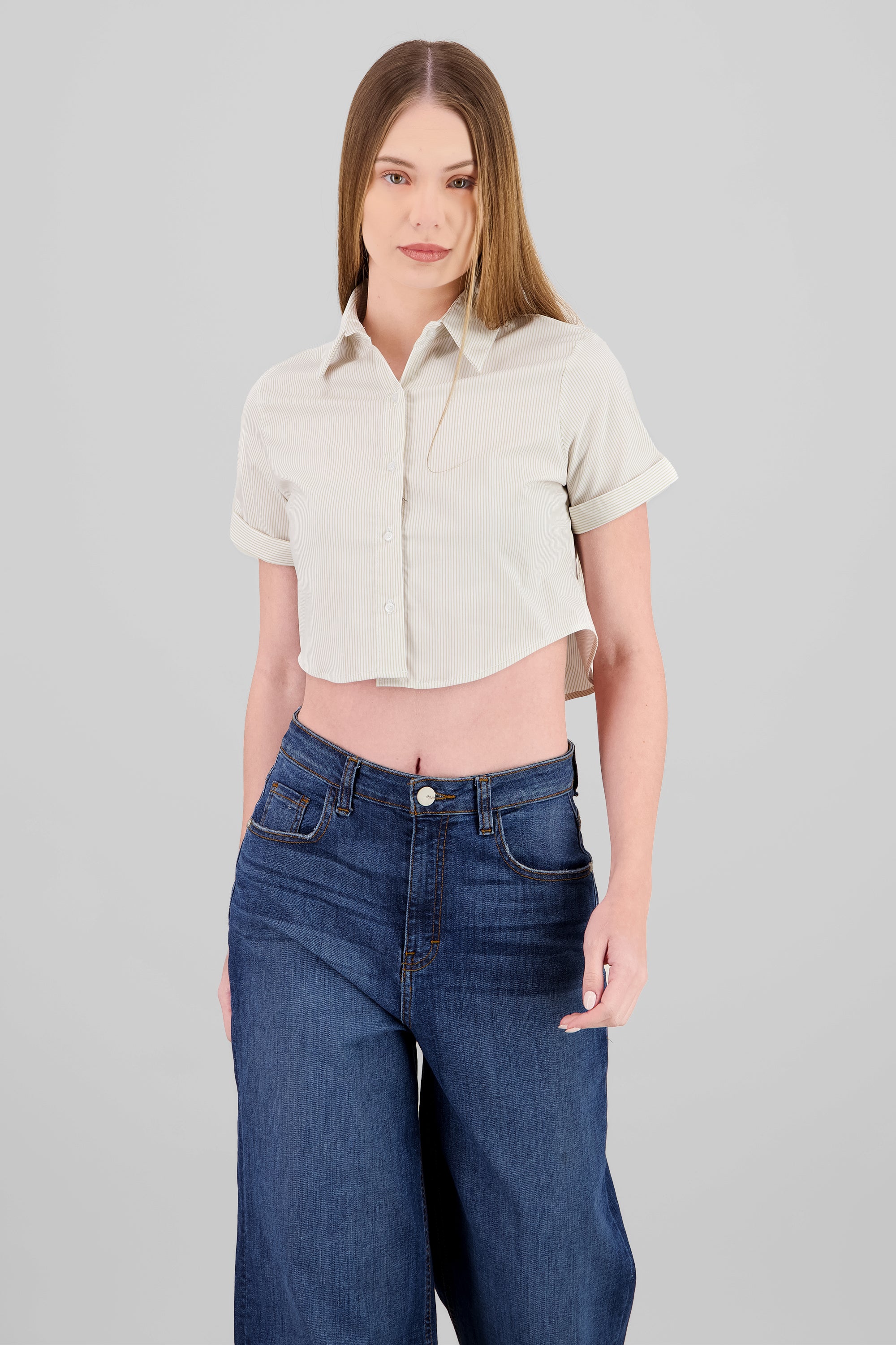 Camisa crop manga corta ARENA