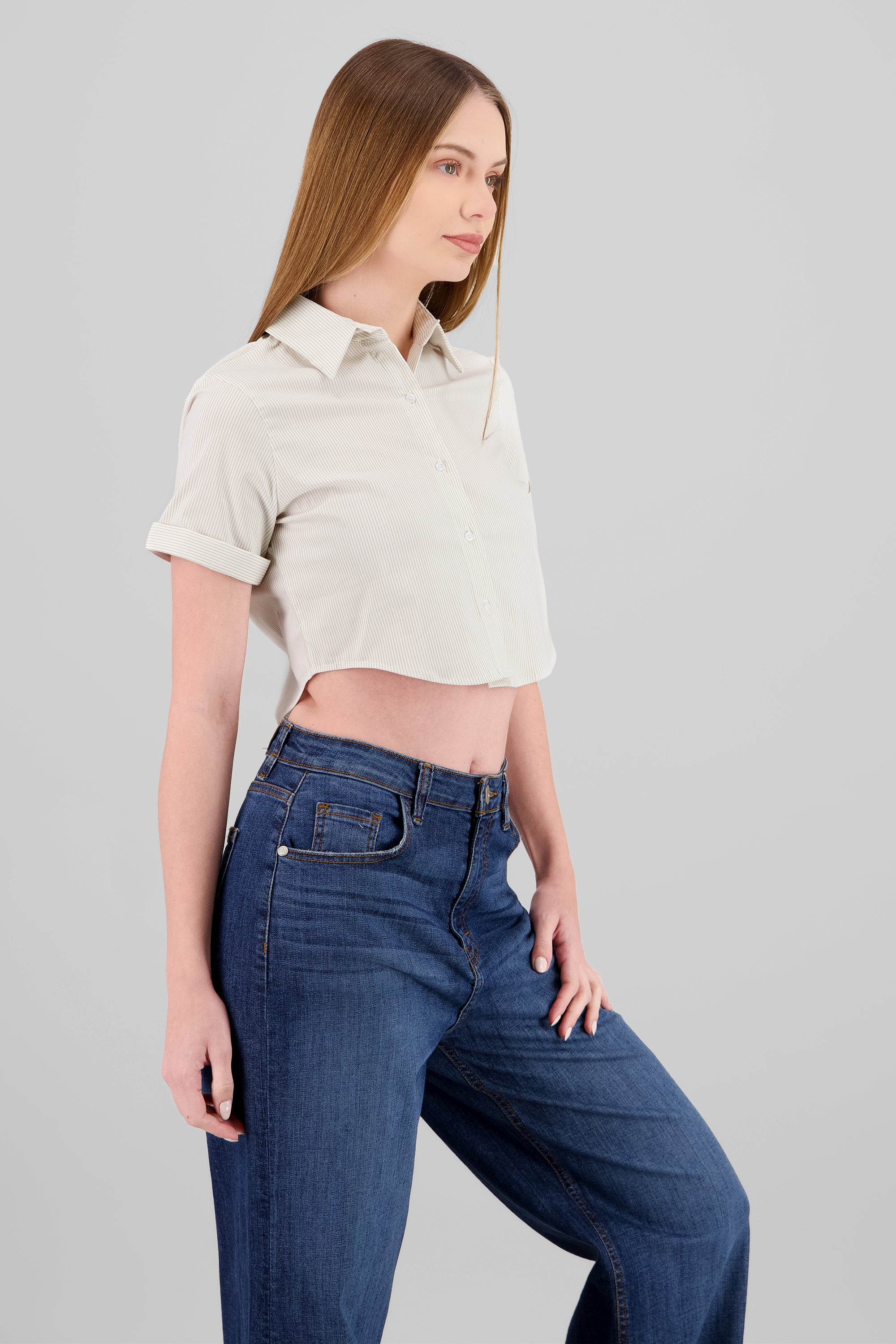 Camisa crop manga corta ARENA