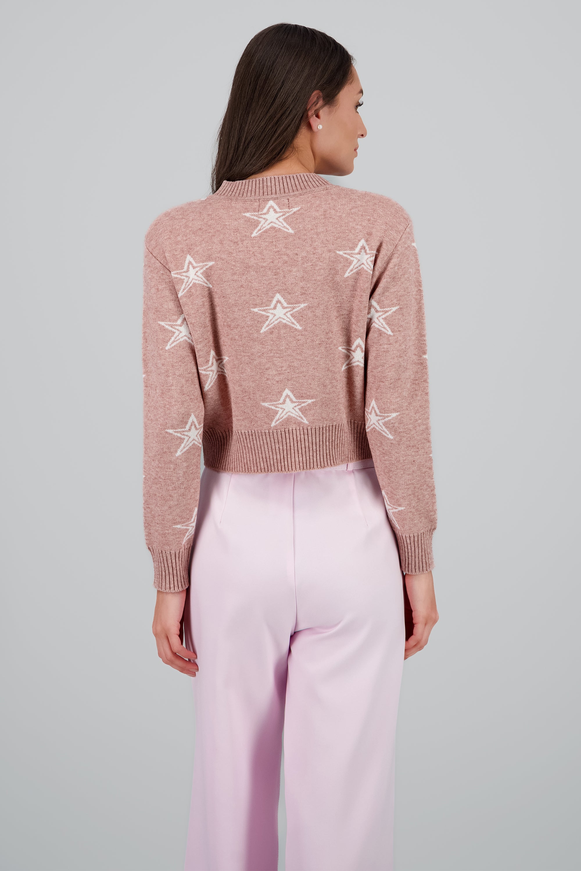 Sueter estrellas tejido suave Hypsters ROSA PASTEL