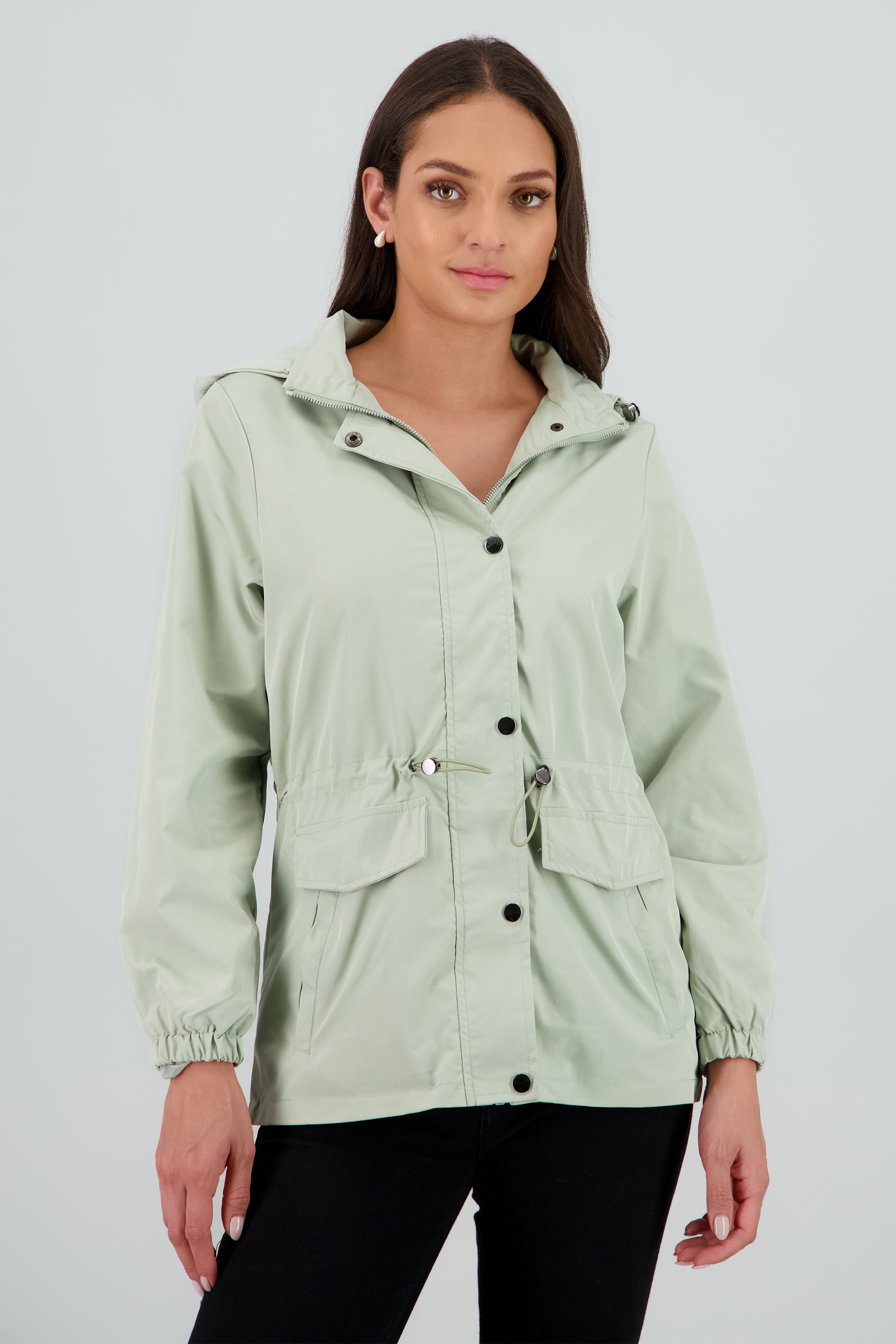 Gabardina corta botones SAGE