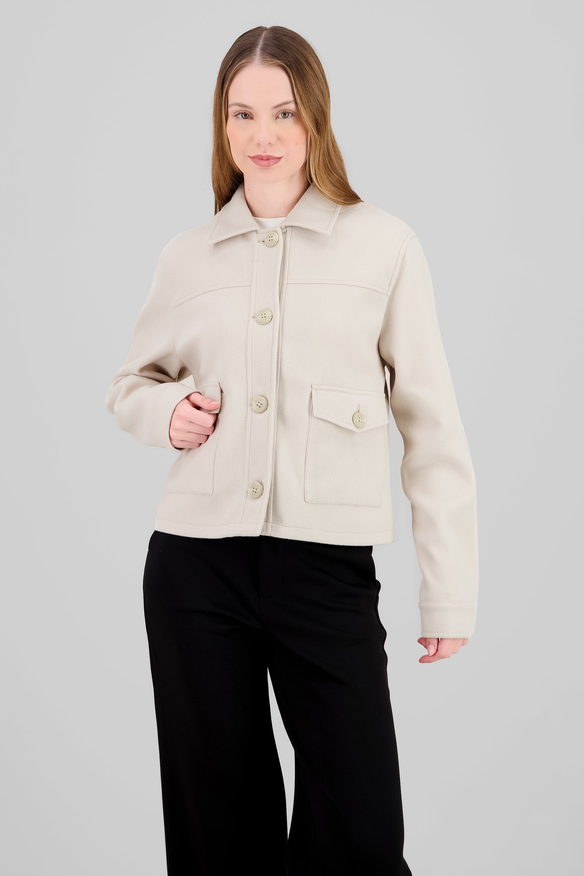Chamarra Long Sleeve Bags SAND