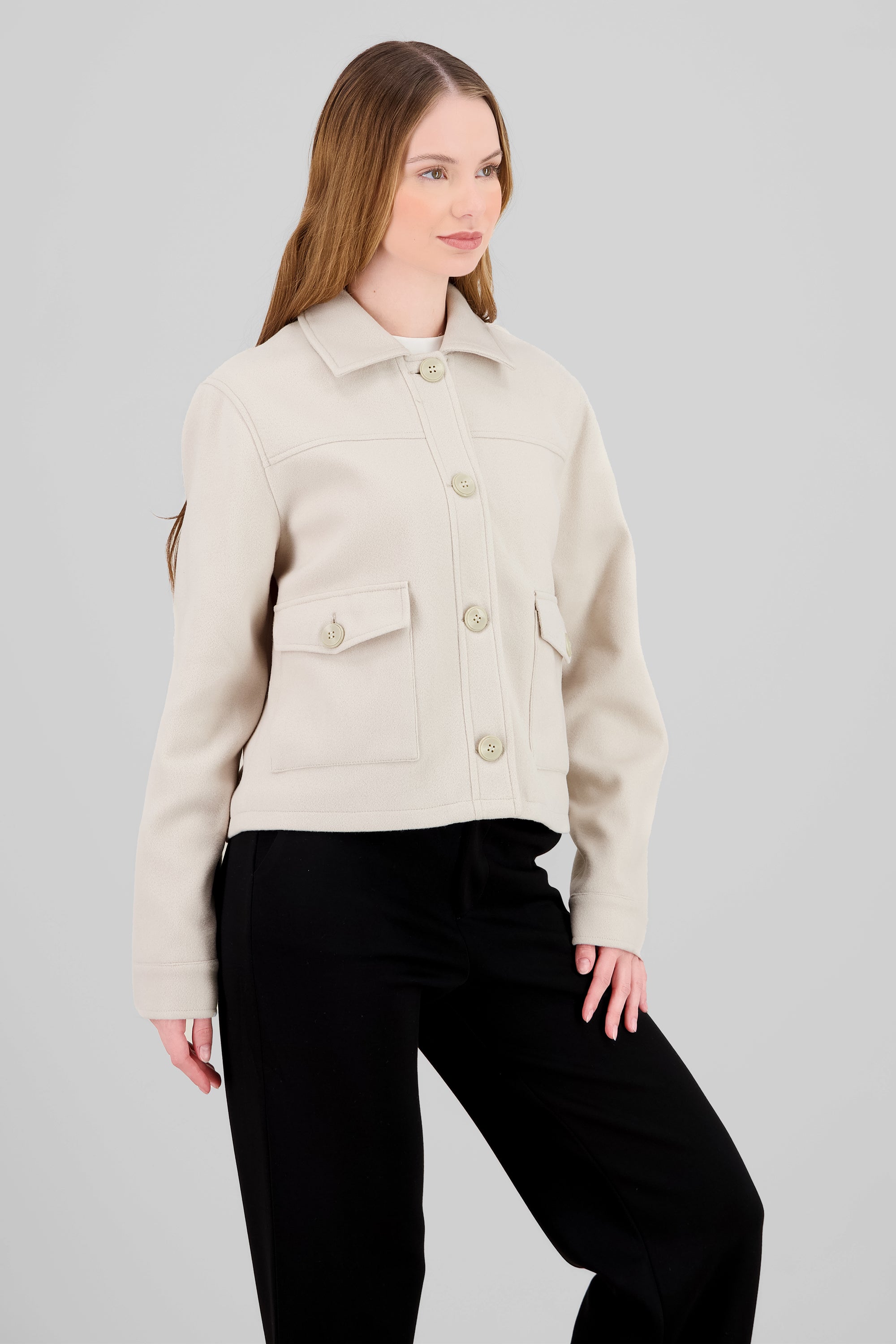 Chamarra Long Sleeve Bags SAND