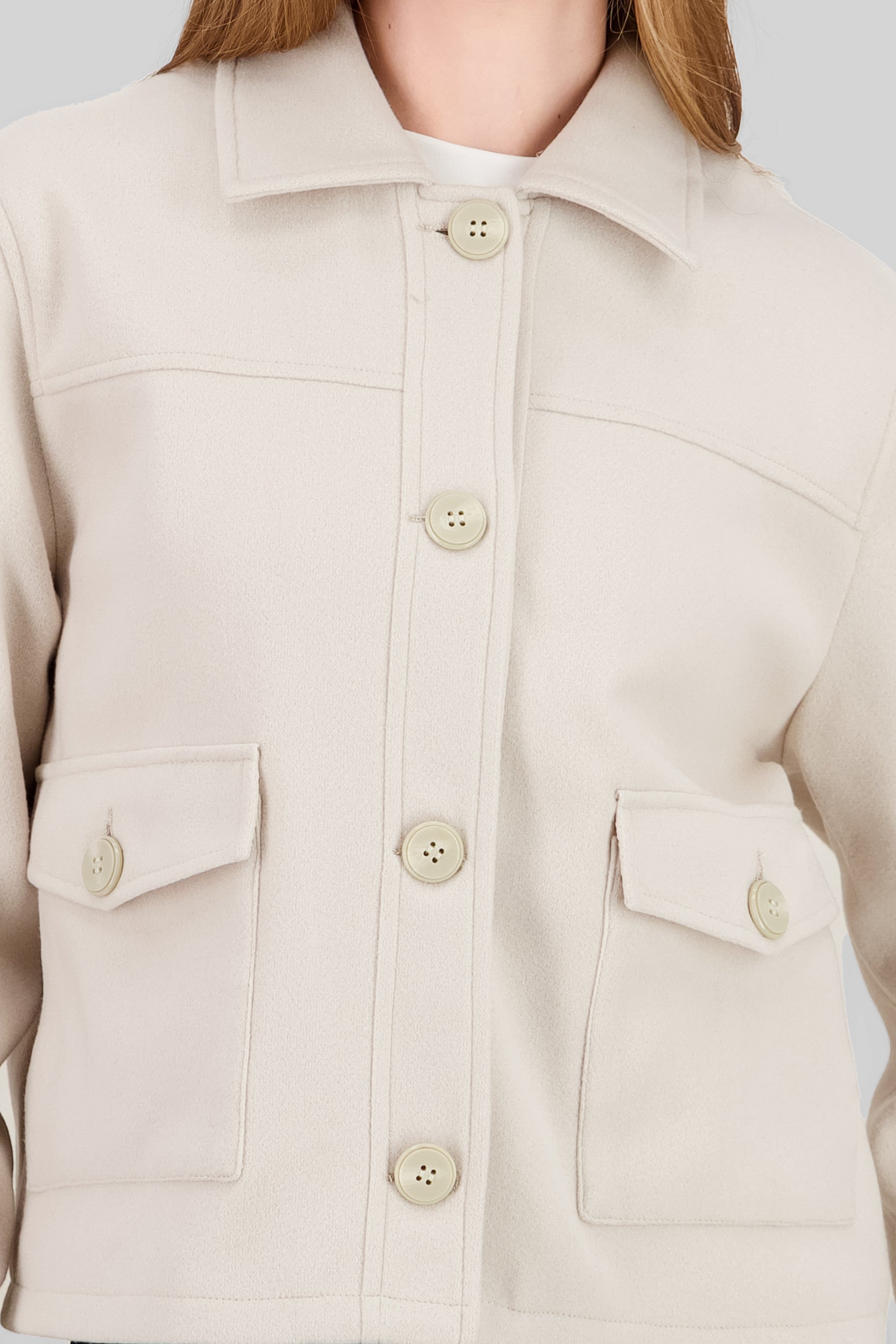 Chamarra Long Sleeve Bags SAND