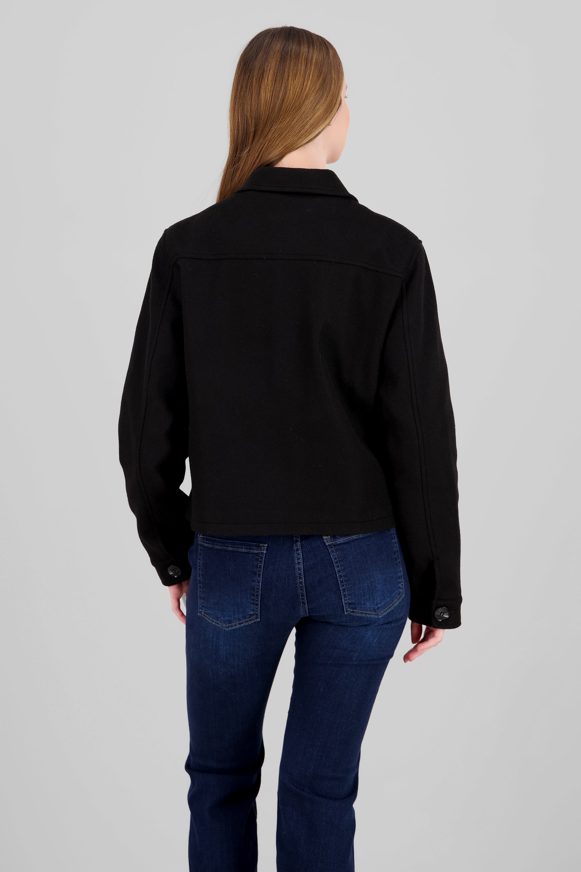 Chamarra Long Sleeve Bags BLACK