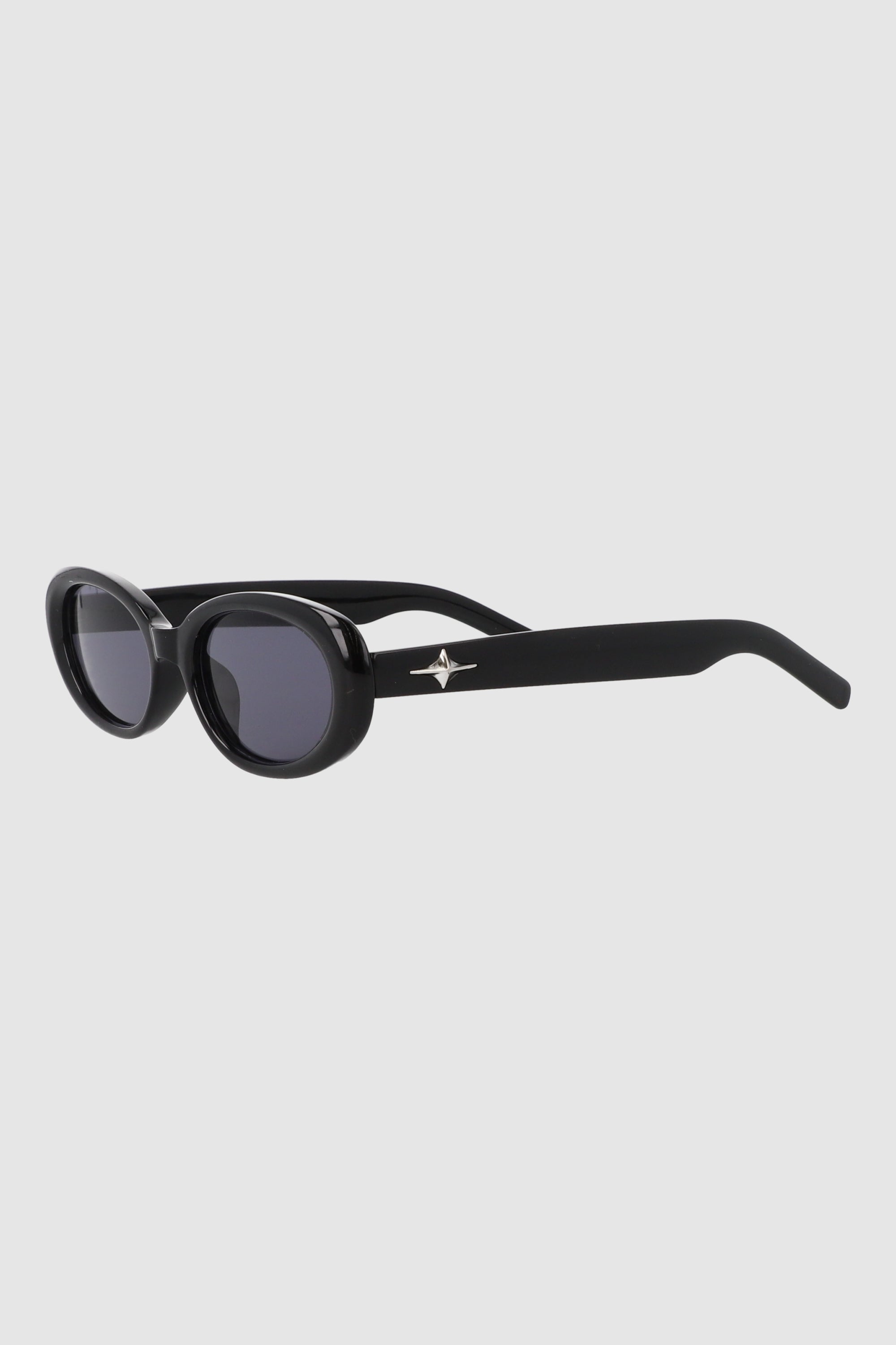 Lentes ovalados alargados NEGRO