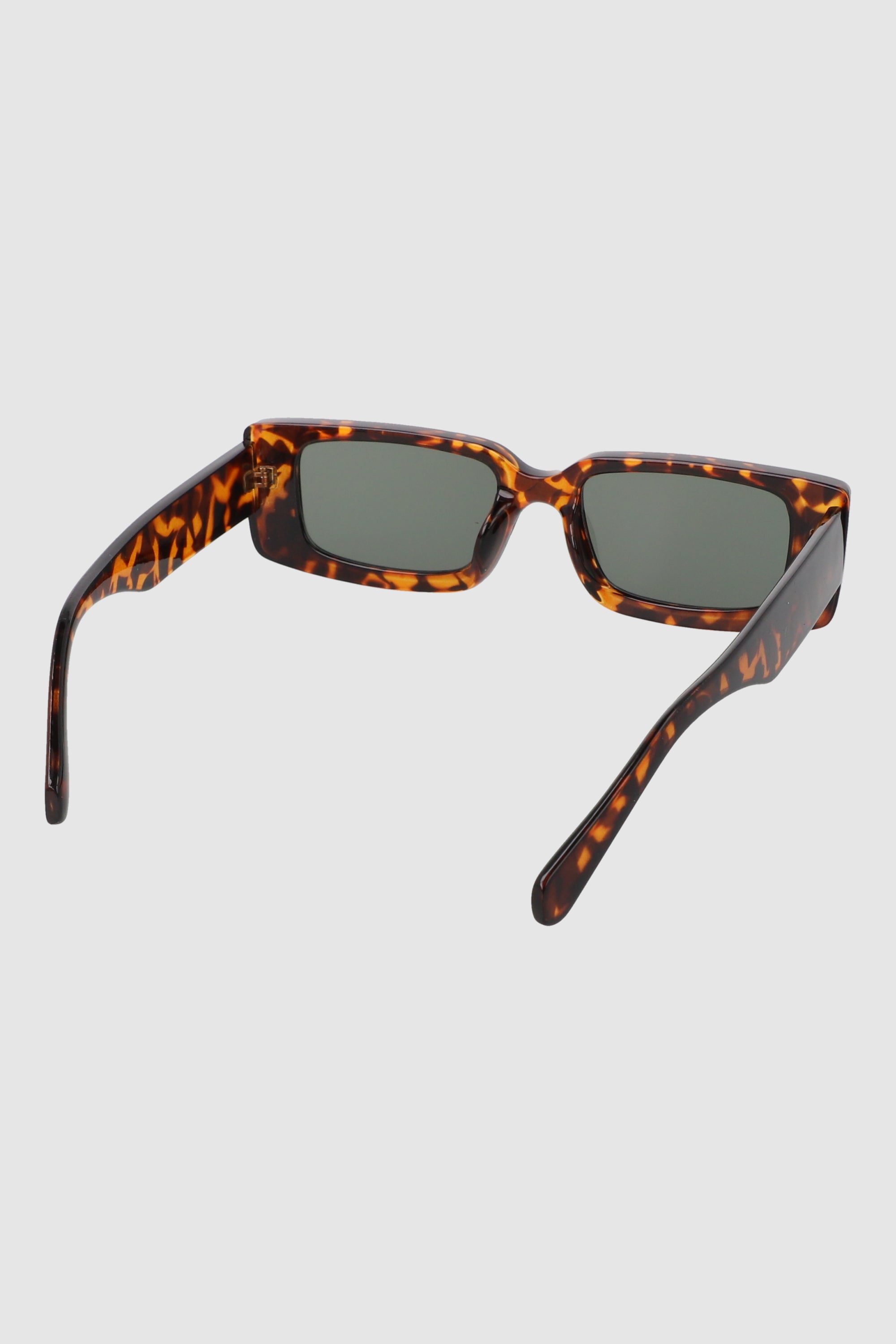 Square elongated lenses COFFEE