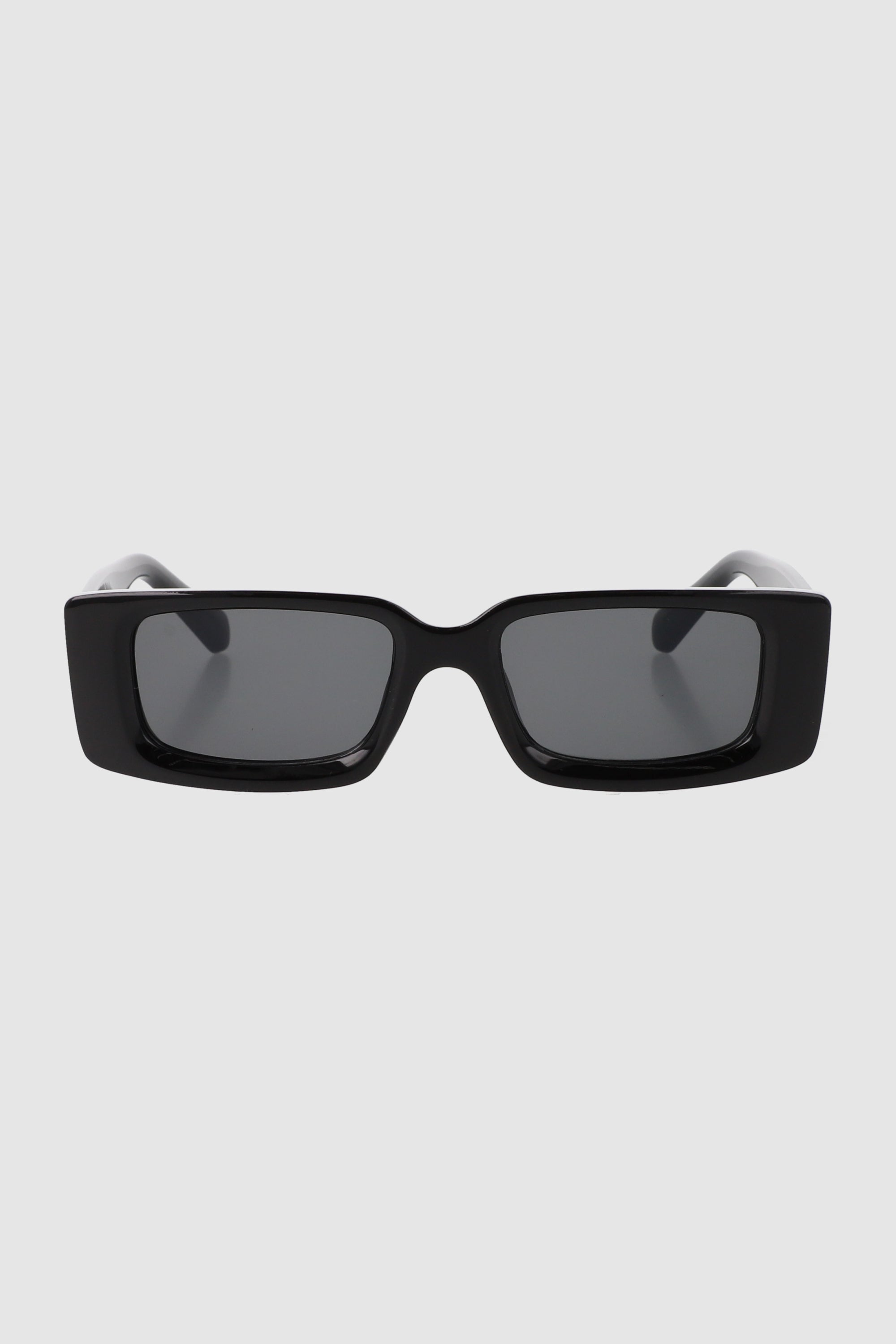 Square elongated lenses BLACK
