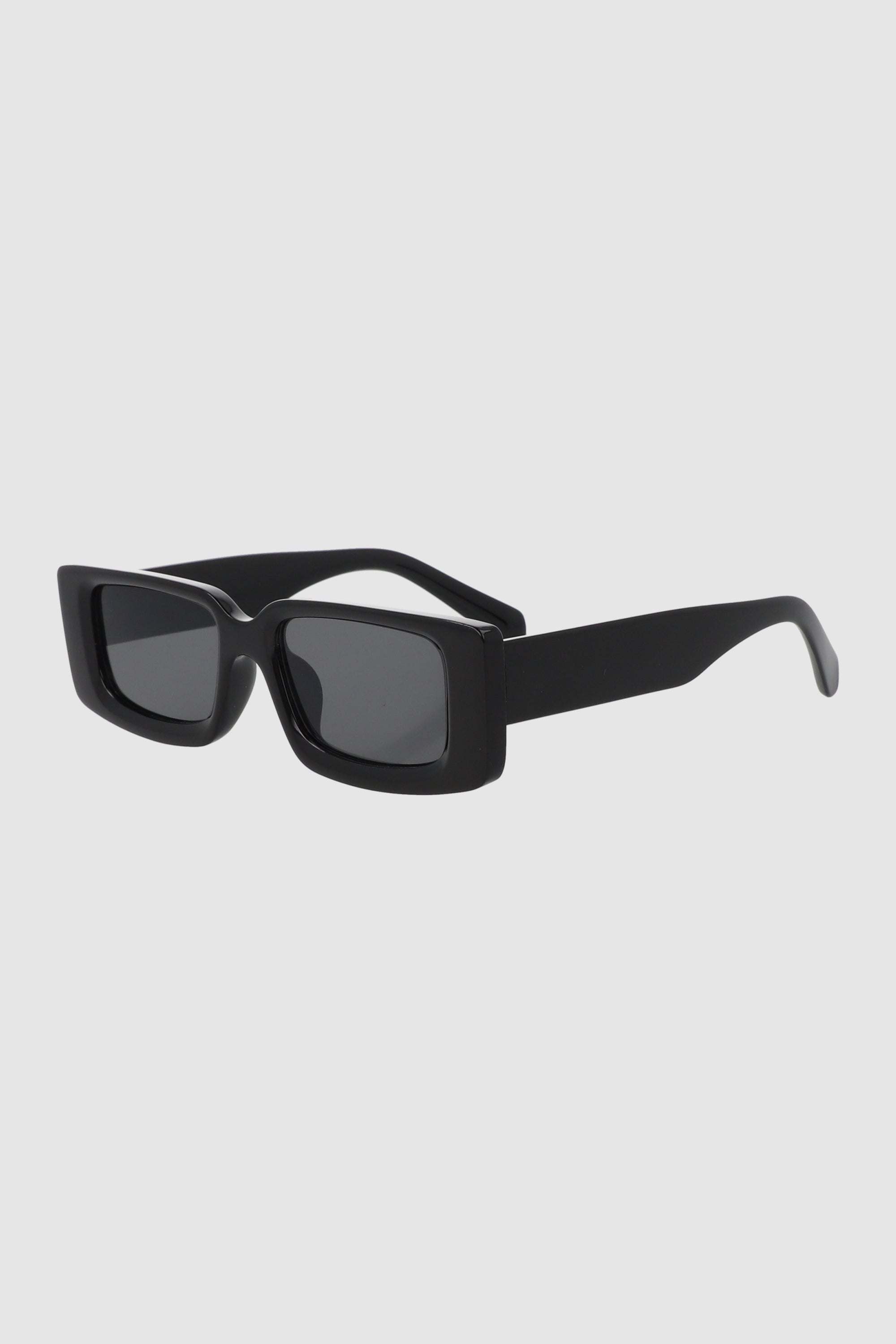Square elongated lenses BLACK