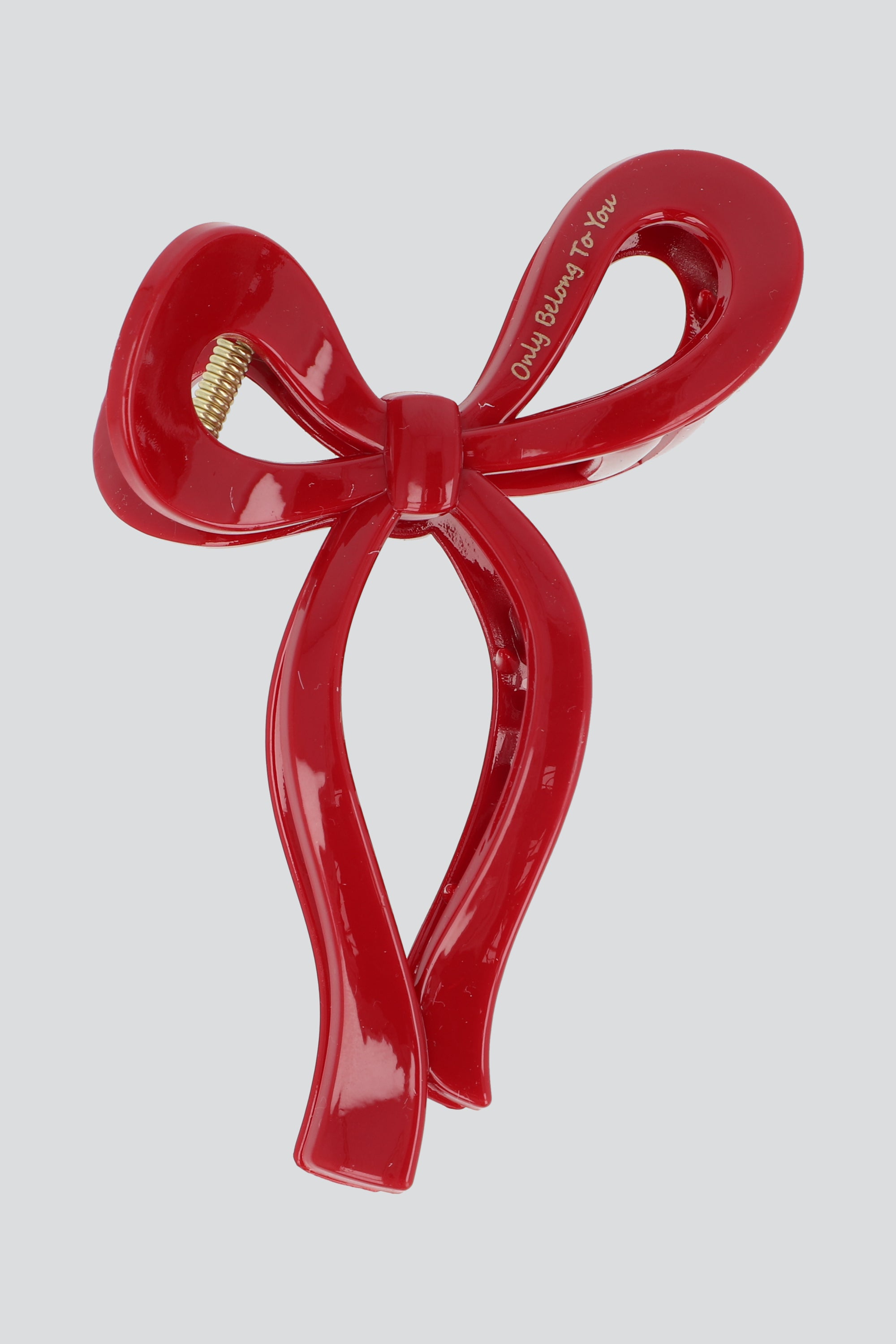Pinza silueta moño VINO