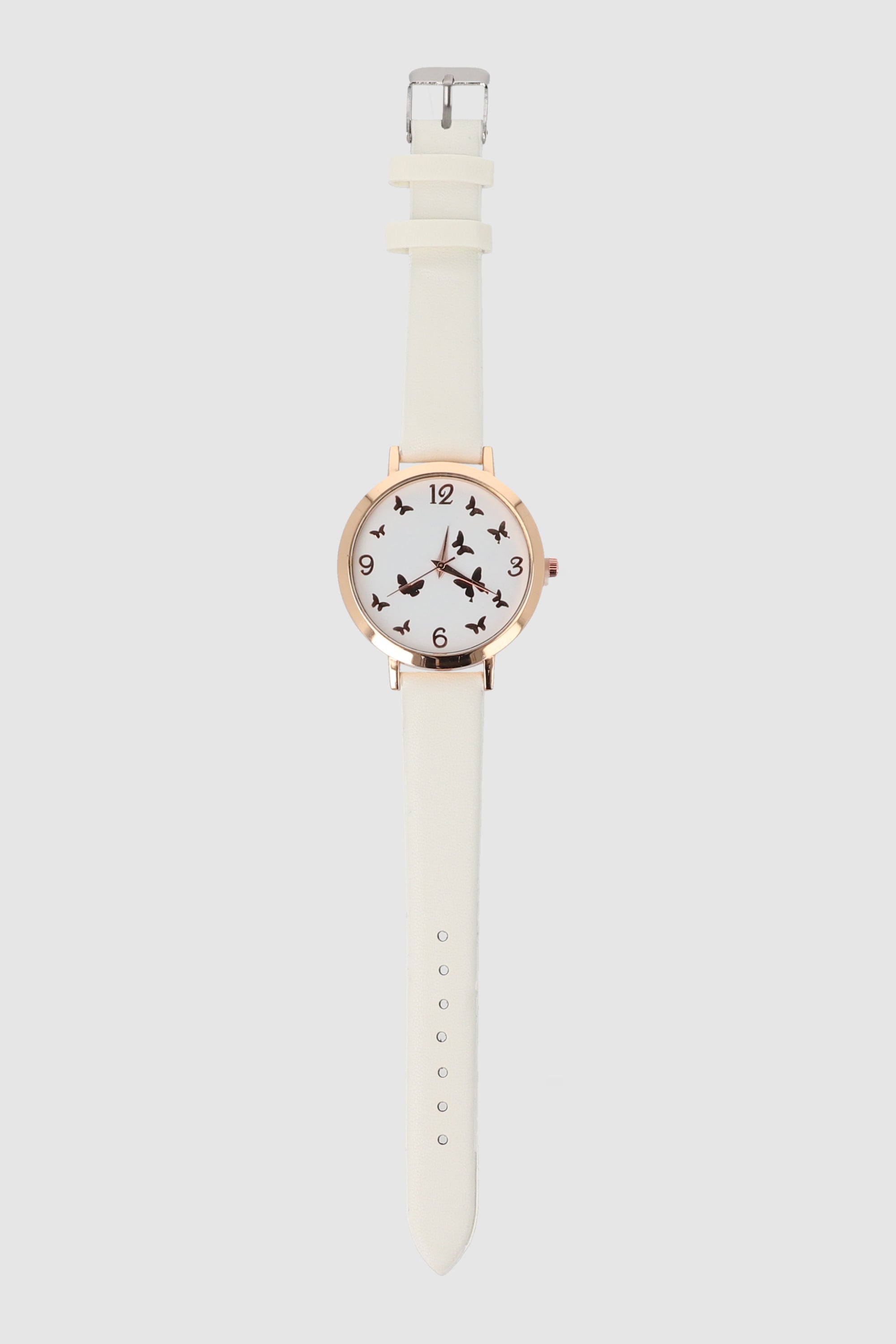 RELOJ PRINT MARIPOSAS ORO