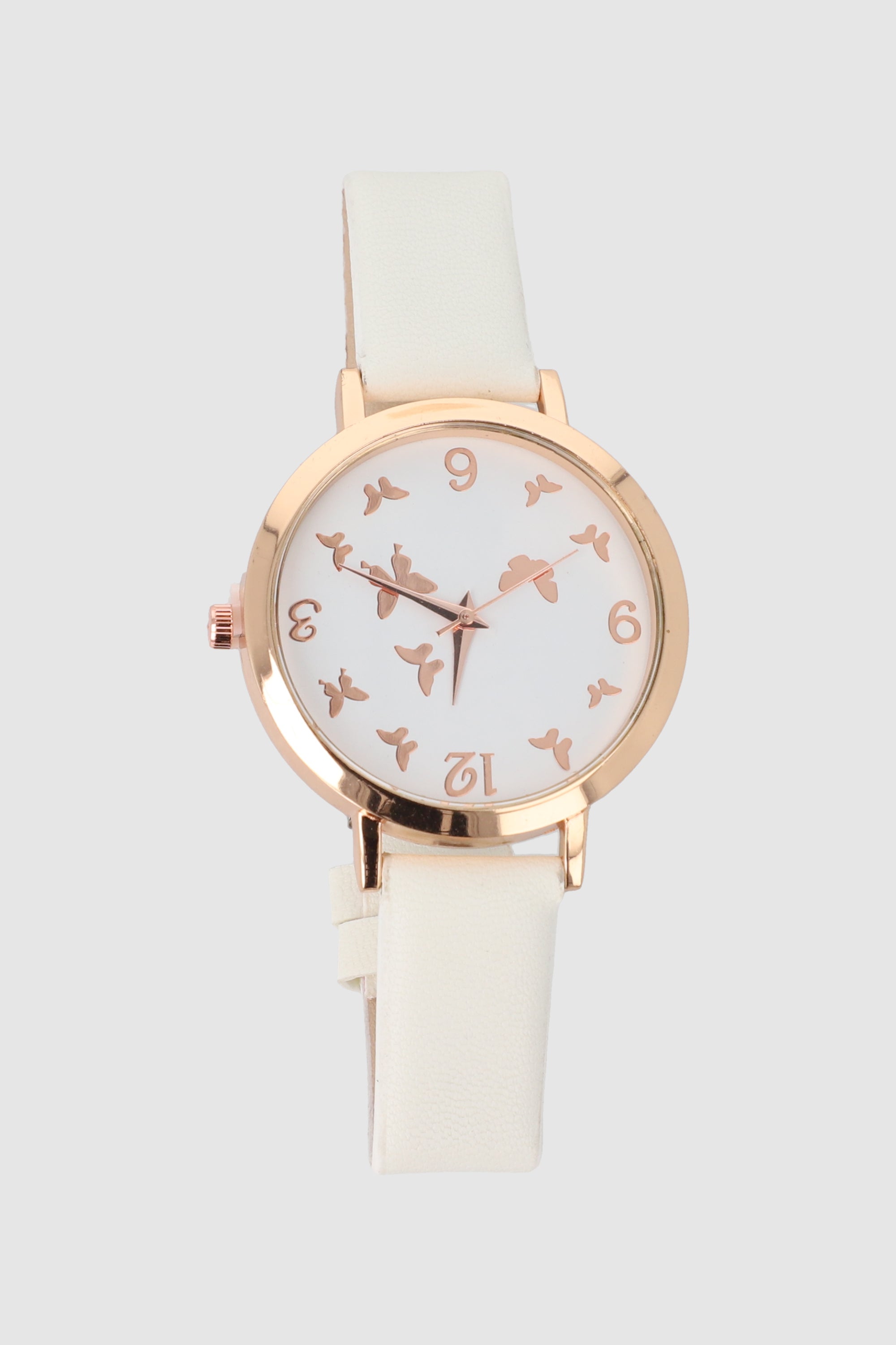 RELOJ PRINT MARIPOSAS ORO
