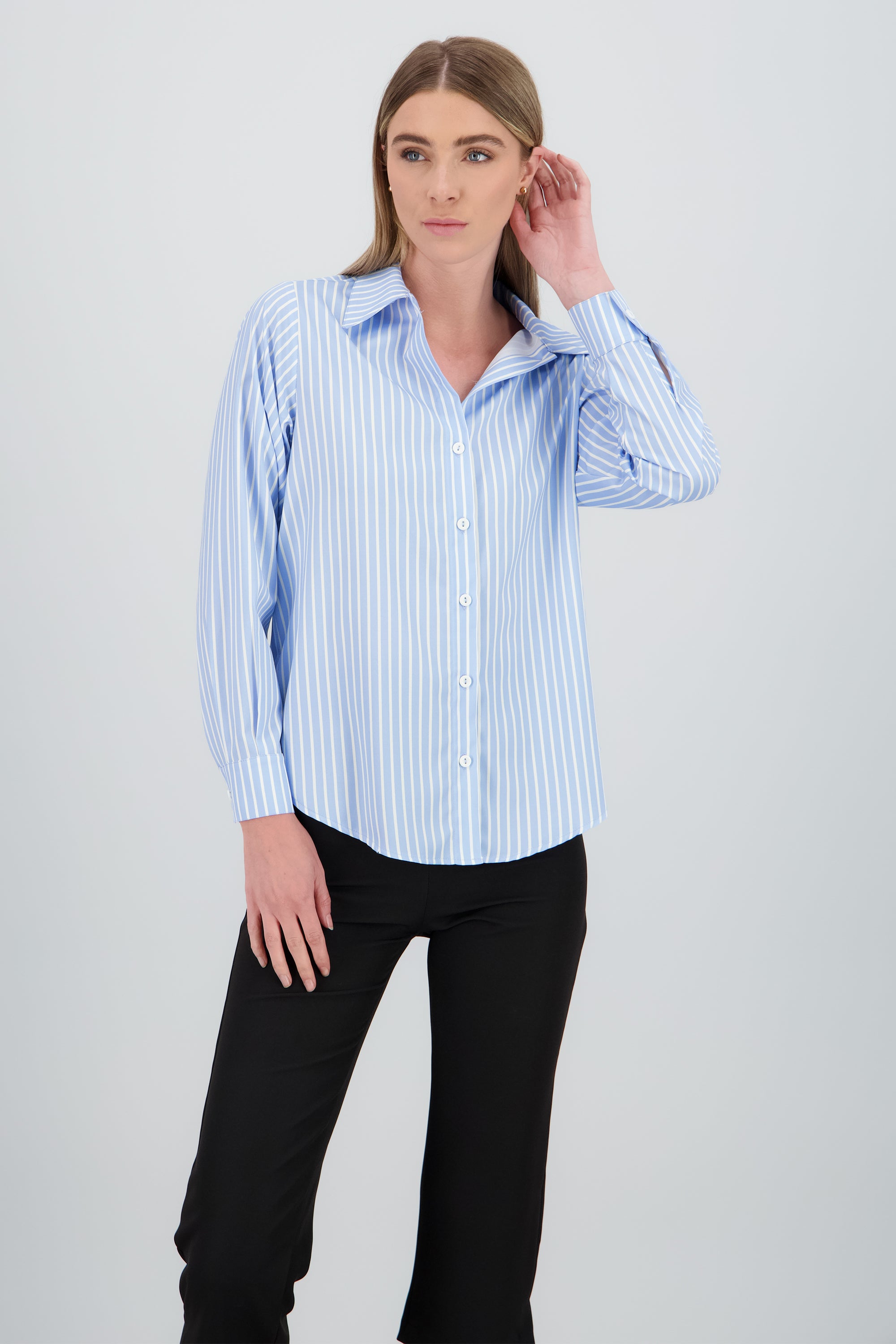 Camisa rayas AZUL COMBO