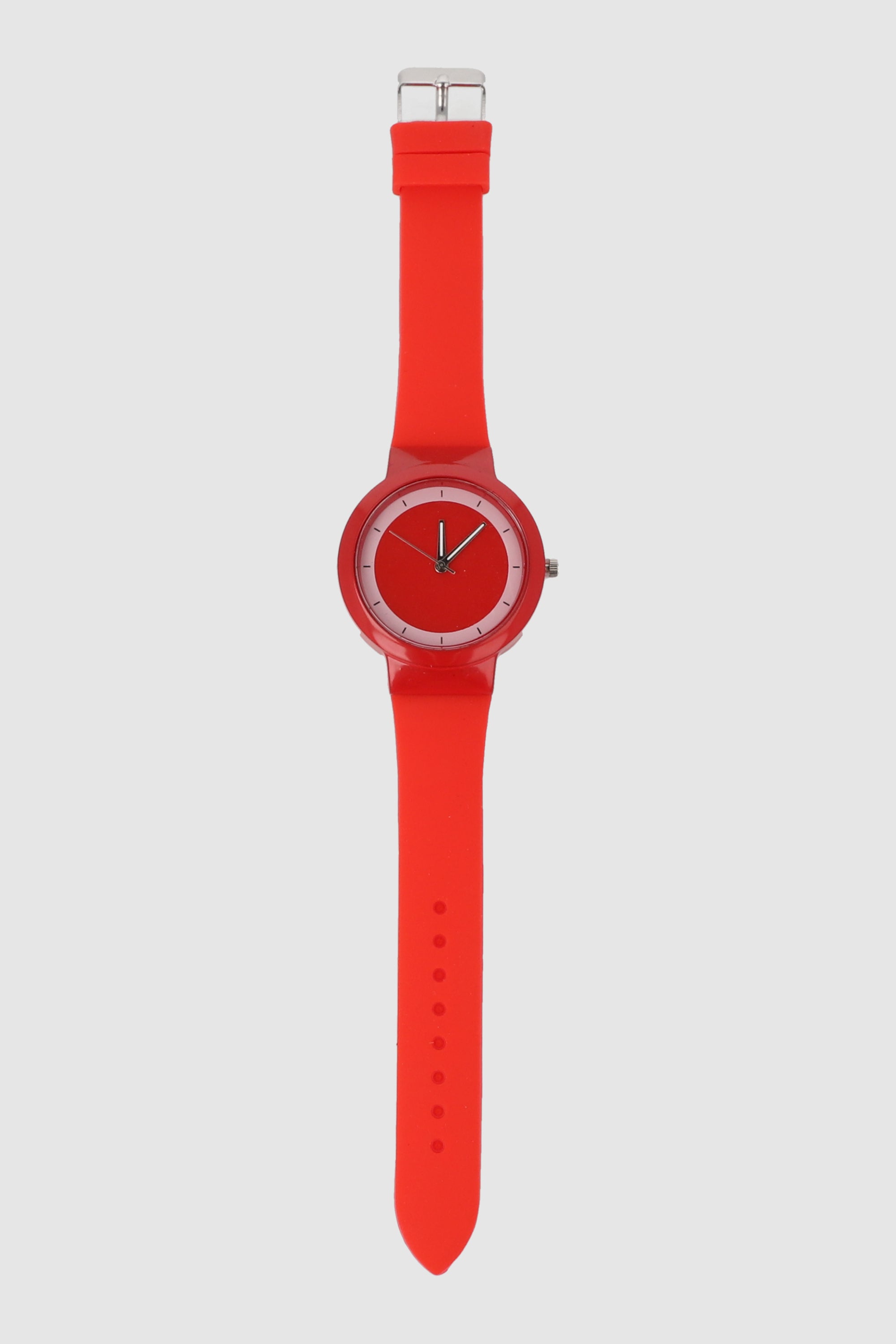 RELOJ COLOR ROJO