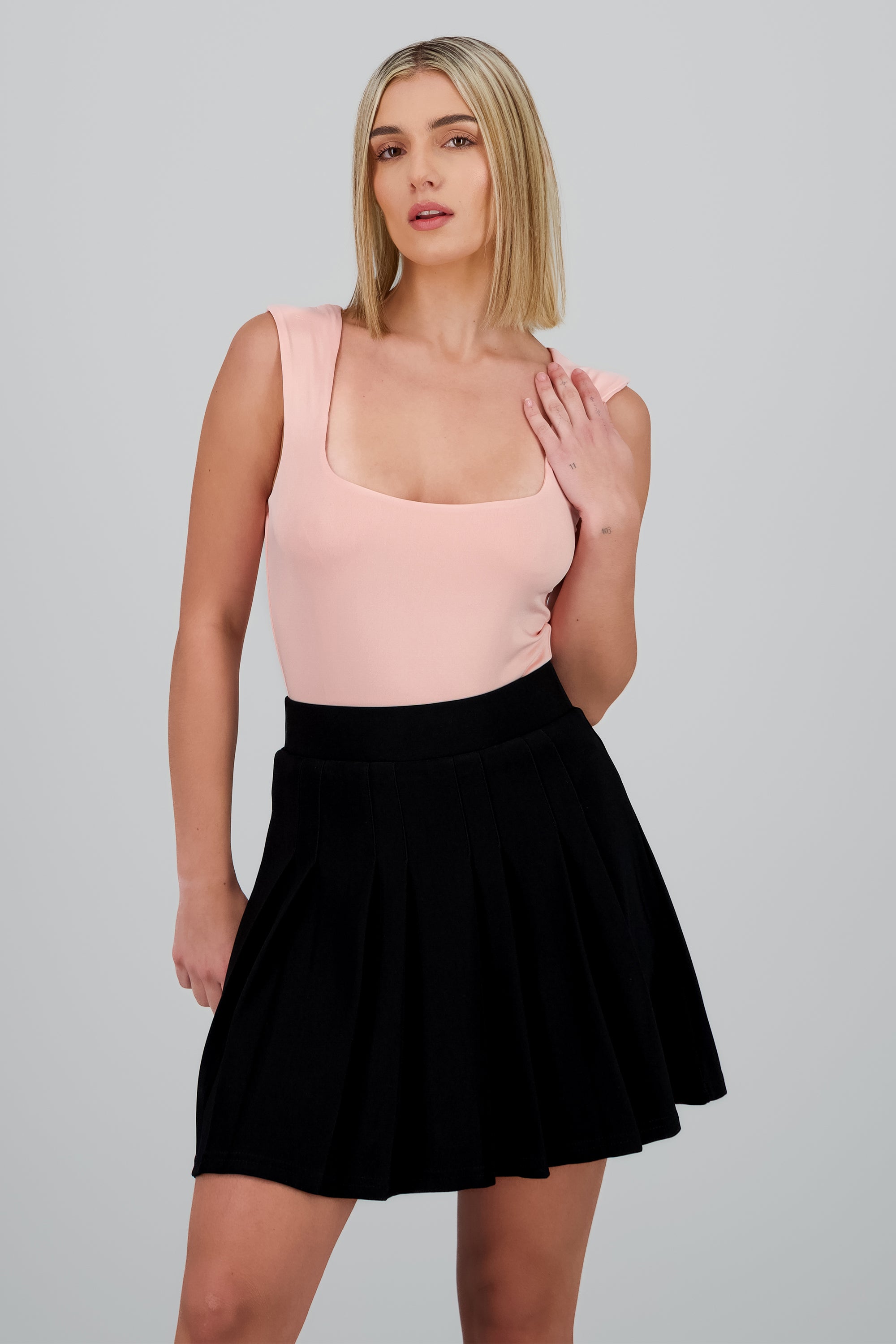 Bodysuit liso sin manga MALVA