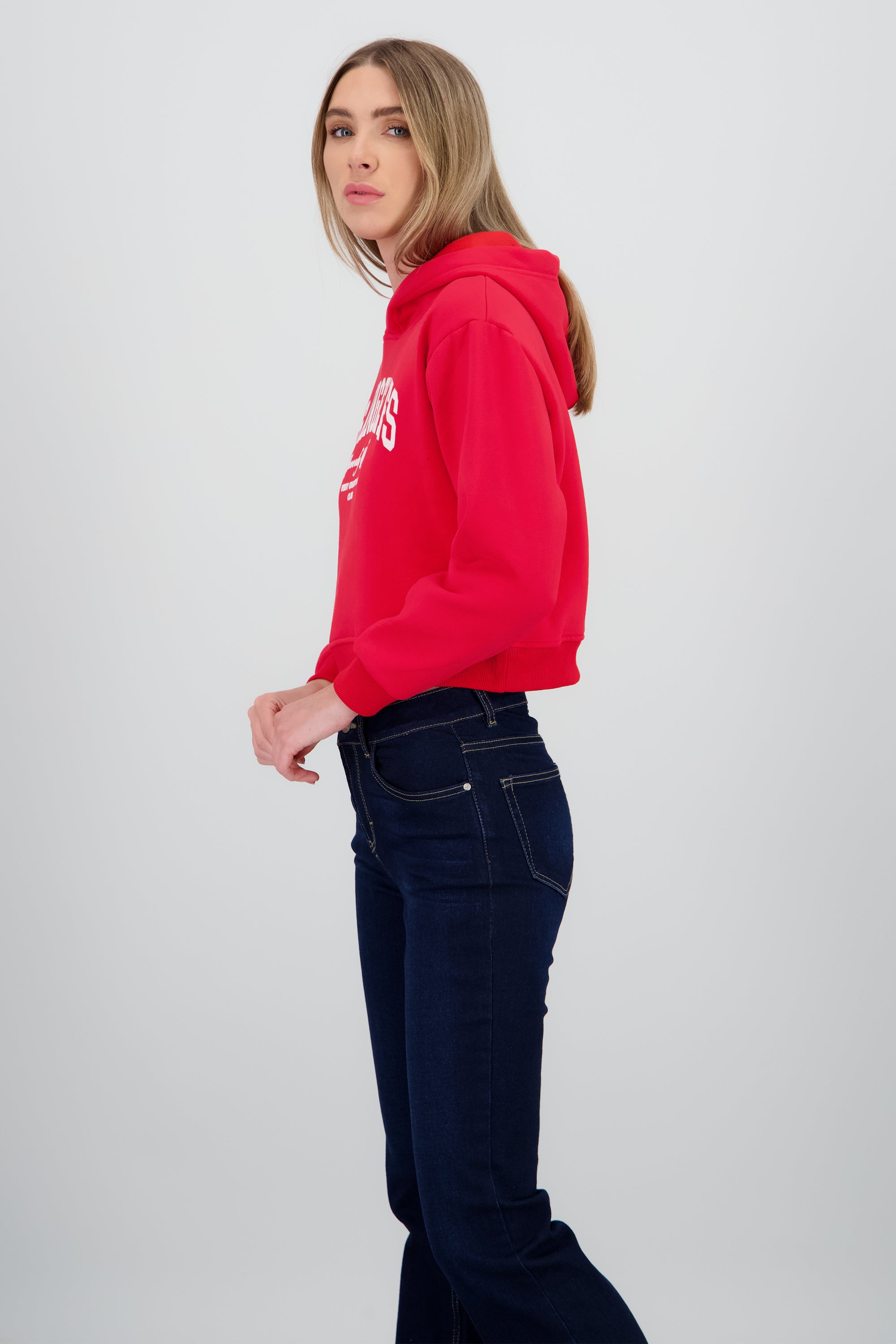 Sudadera estampado los angeles ROJO