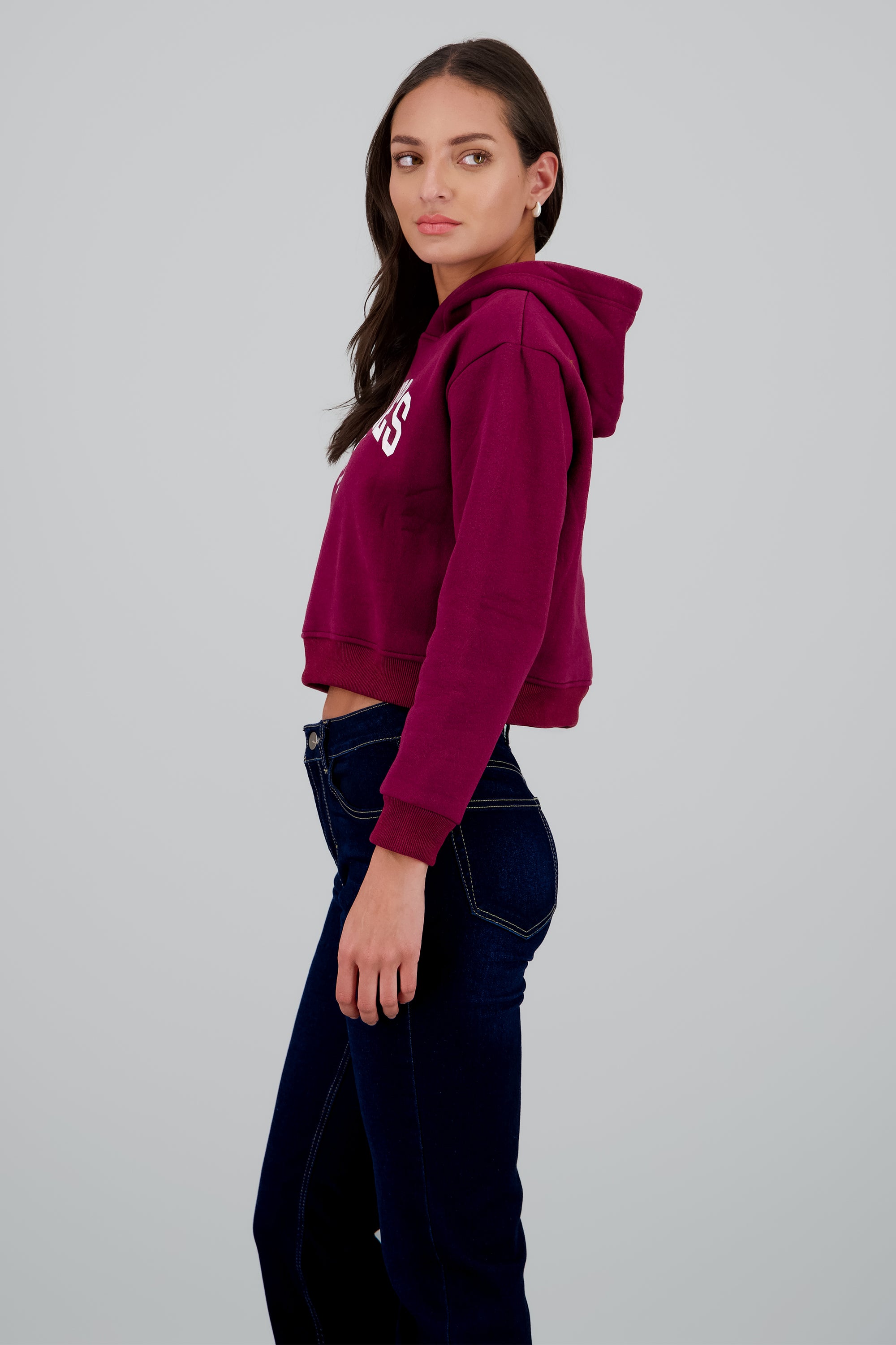 Sudadera estampado los angeles VINO