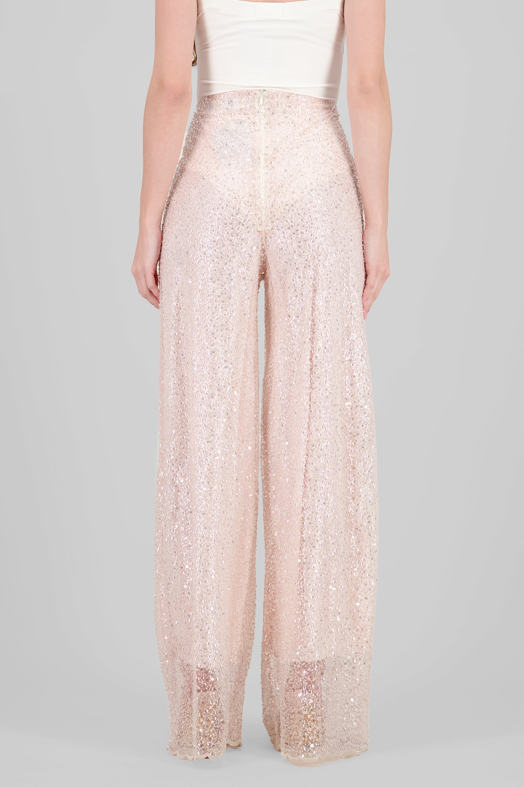 Pantalon lentejuelas NUDE