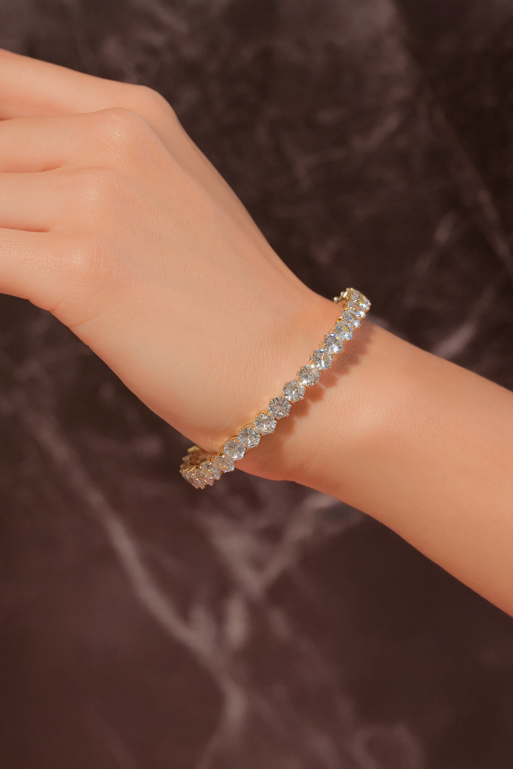 Cuff brillos ORO