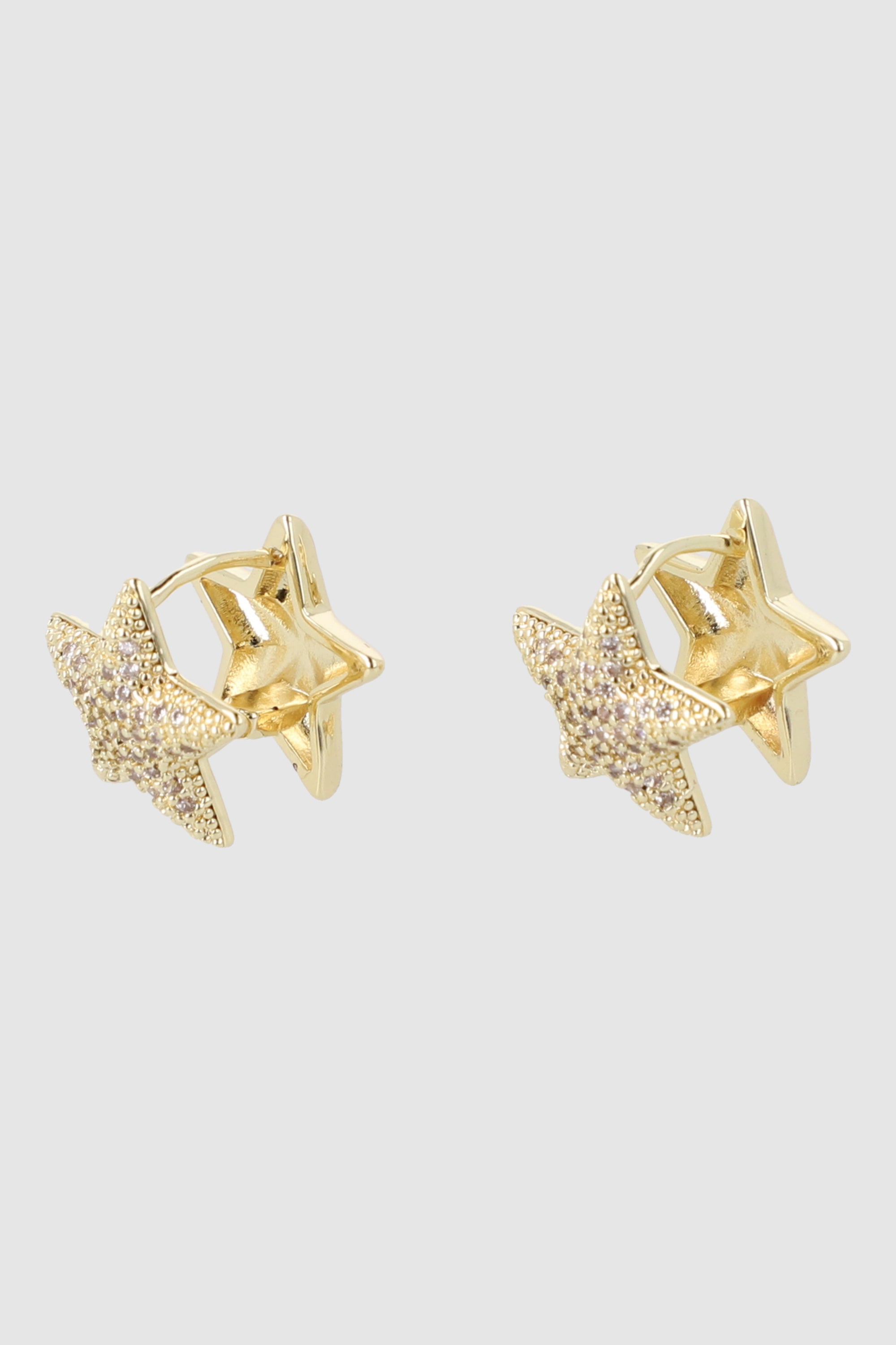 Aretes estrellas brillos ORO